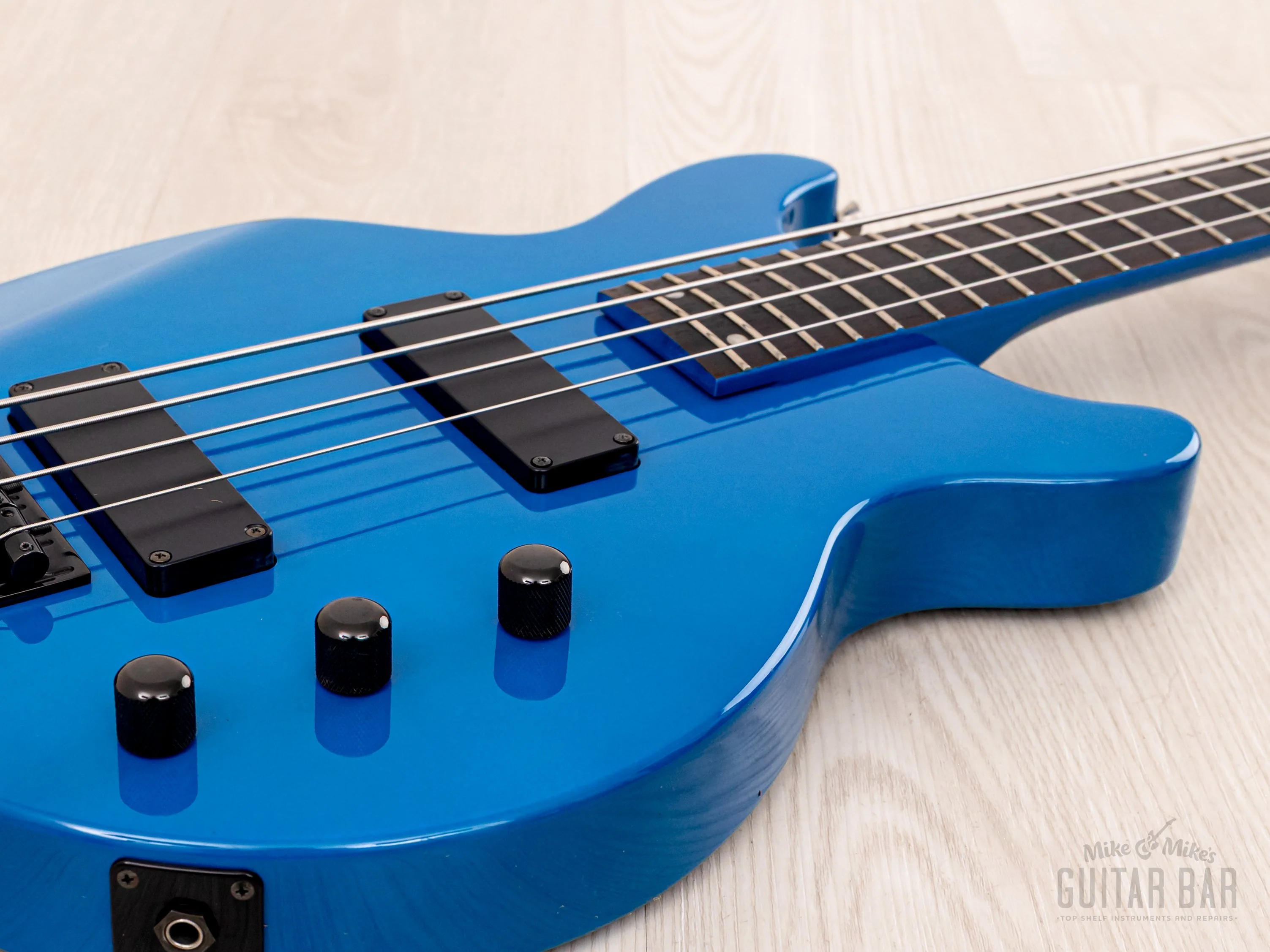 1990s Edwards by ESP Luna Sea J Signature E-J-78TV Aqua Blue w/ Case, Japan - Image 6