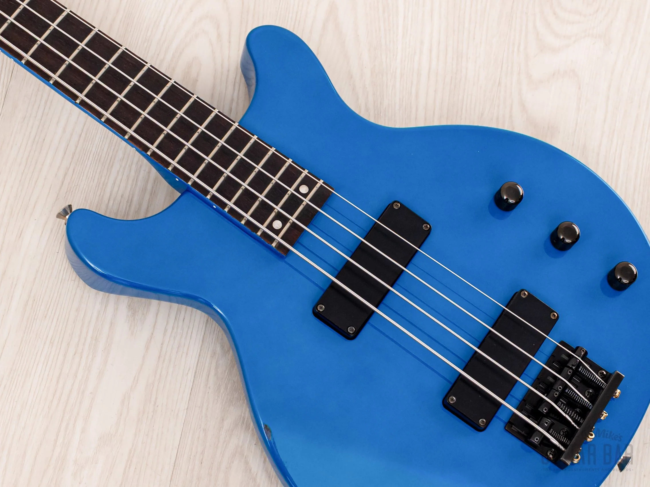 1990s Edwards by ESP Luna Sea J Signature E-J-78TV Aqua Blue w/ Case, Japan - Image 7