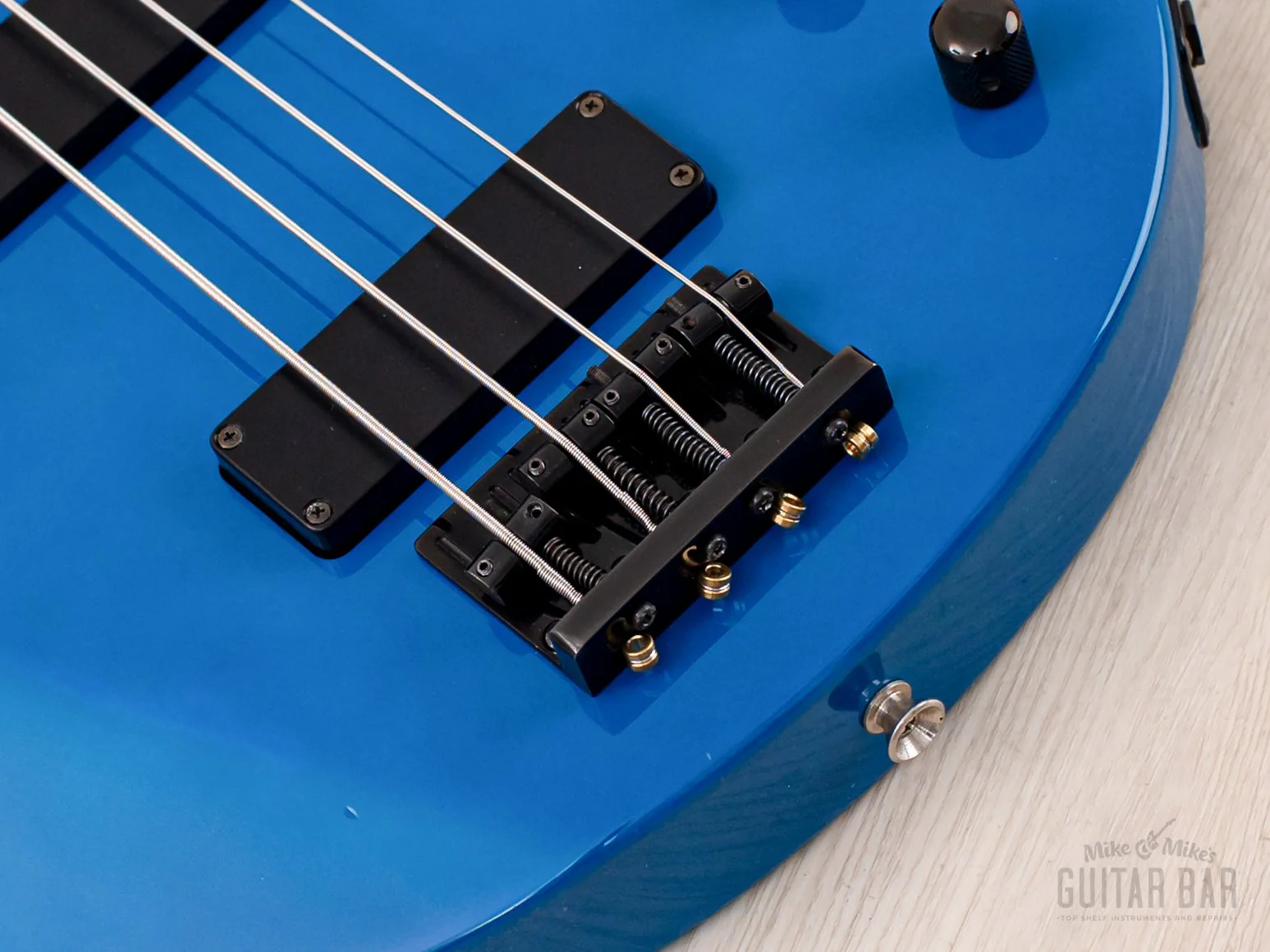 1990s Edwards by ESP Luna Sea J Signature E-J-78TV Aqua Blue w/ Case, Japan - Image 8