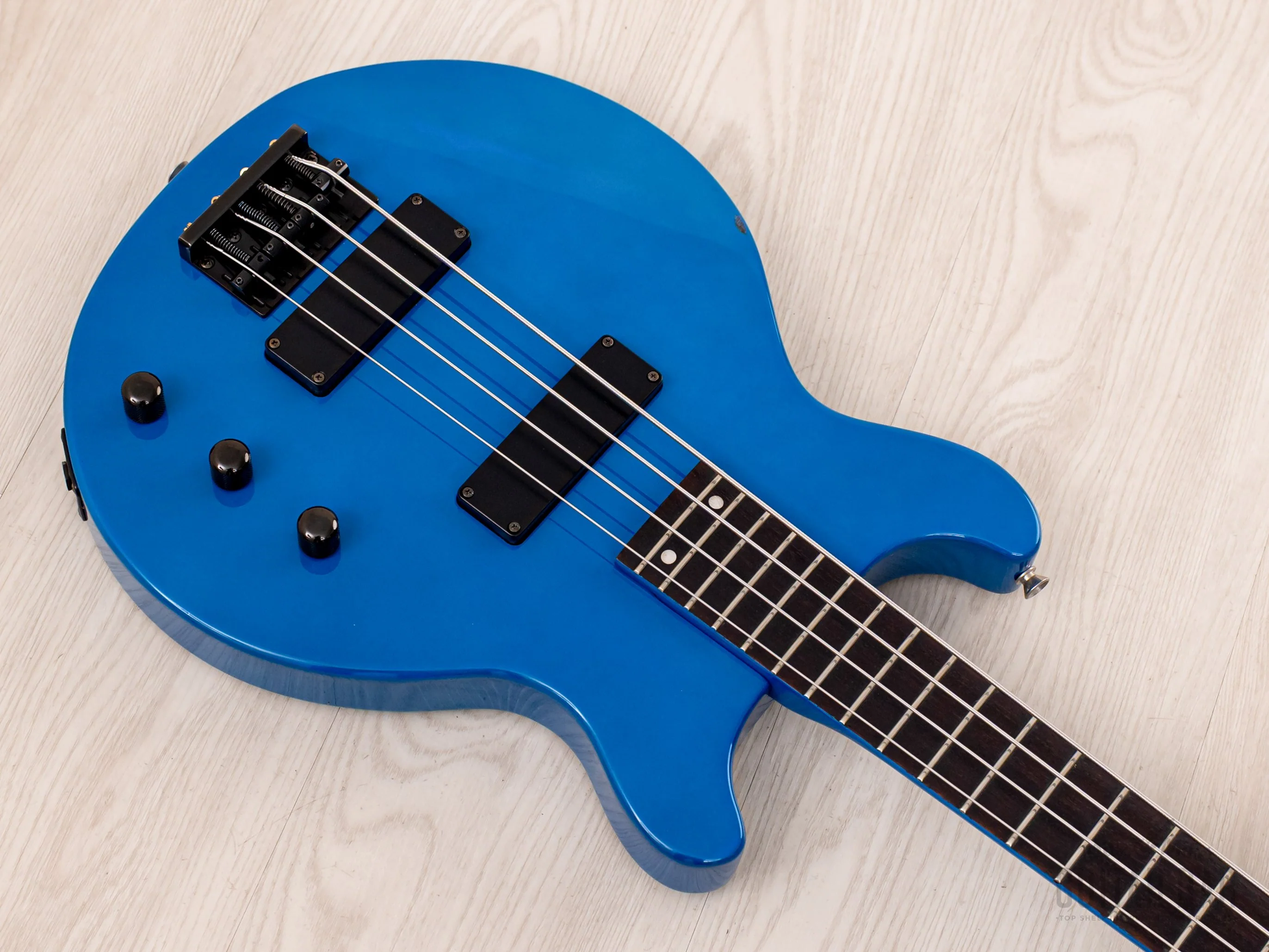 1990s Edwards by ESP Luna Sea J Signature E-J-78TV Aqua Blue w/ Case, Japan - Image 9