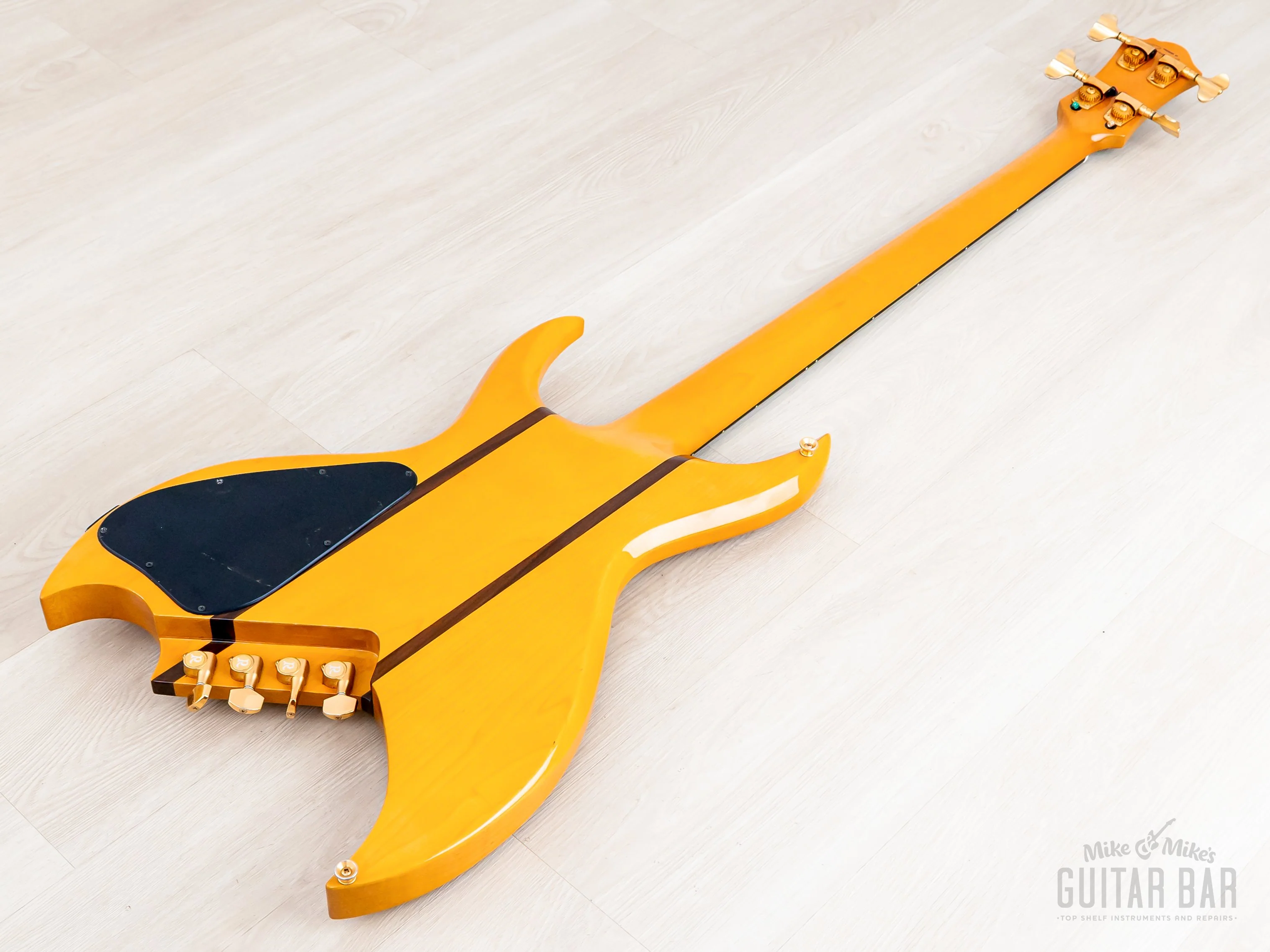 1991 BC Rich Bich 8-String Vintage Neck Through Bass Natural w/ Case, Japan NJ - Image 14