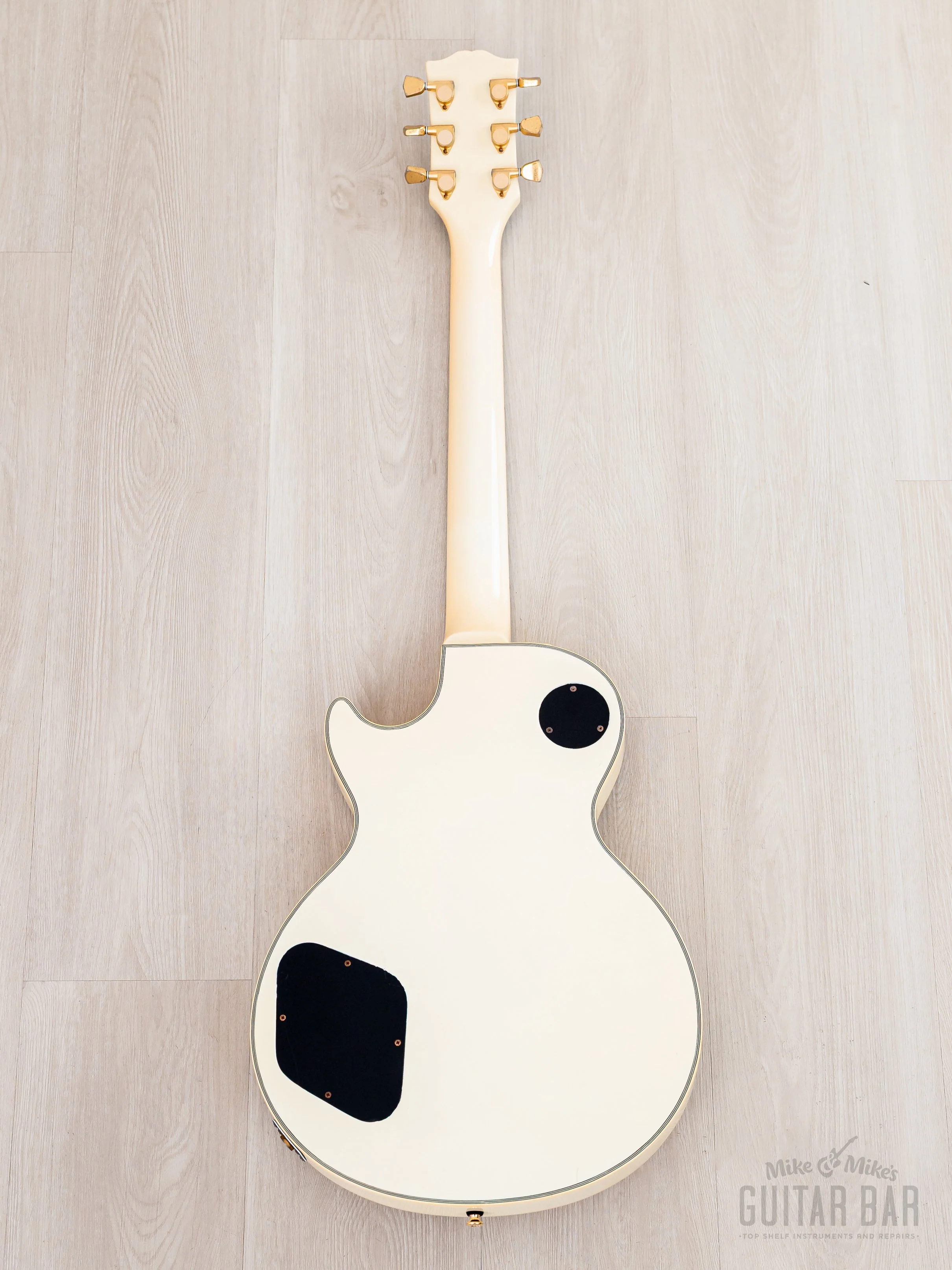 1991 Burny RLC-70 Custom Vintage Guitar Snow White w/ VH-1 Humbuckers & Case, Japan - Image 3