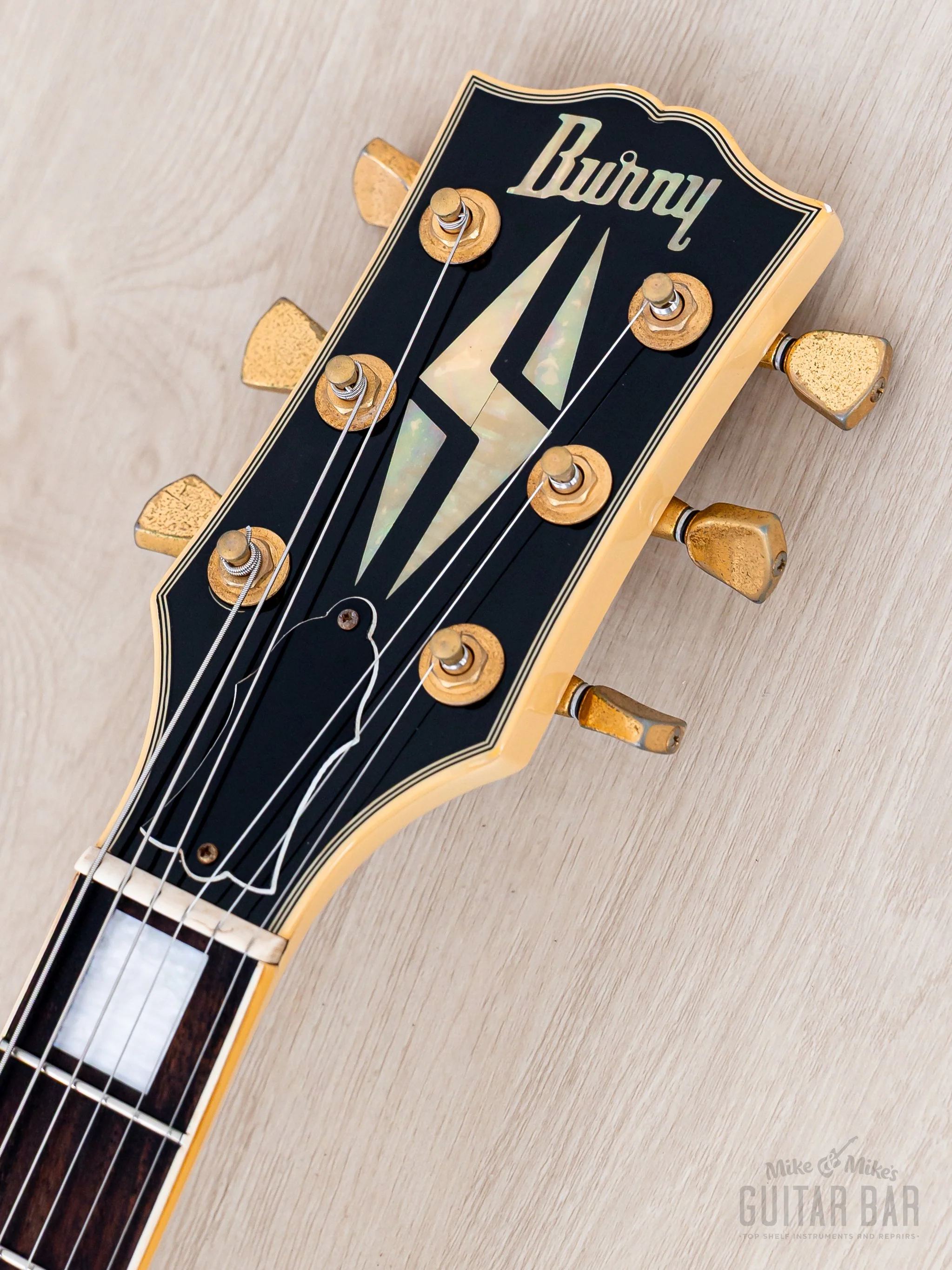 1991 Burny RLC-70 Custom Vintage Guitar Snow White w/ VH-1 Humbuckers & Case, Japan - Image 4
