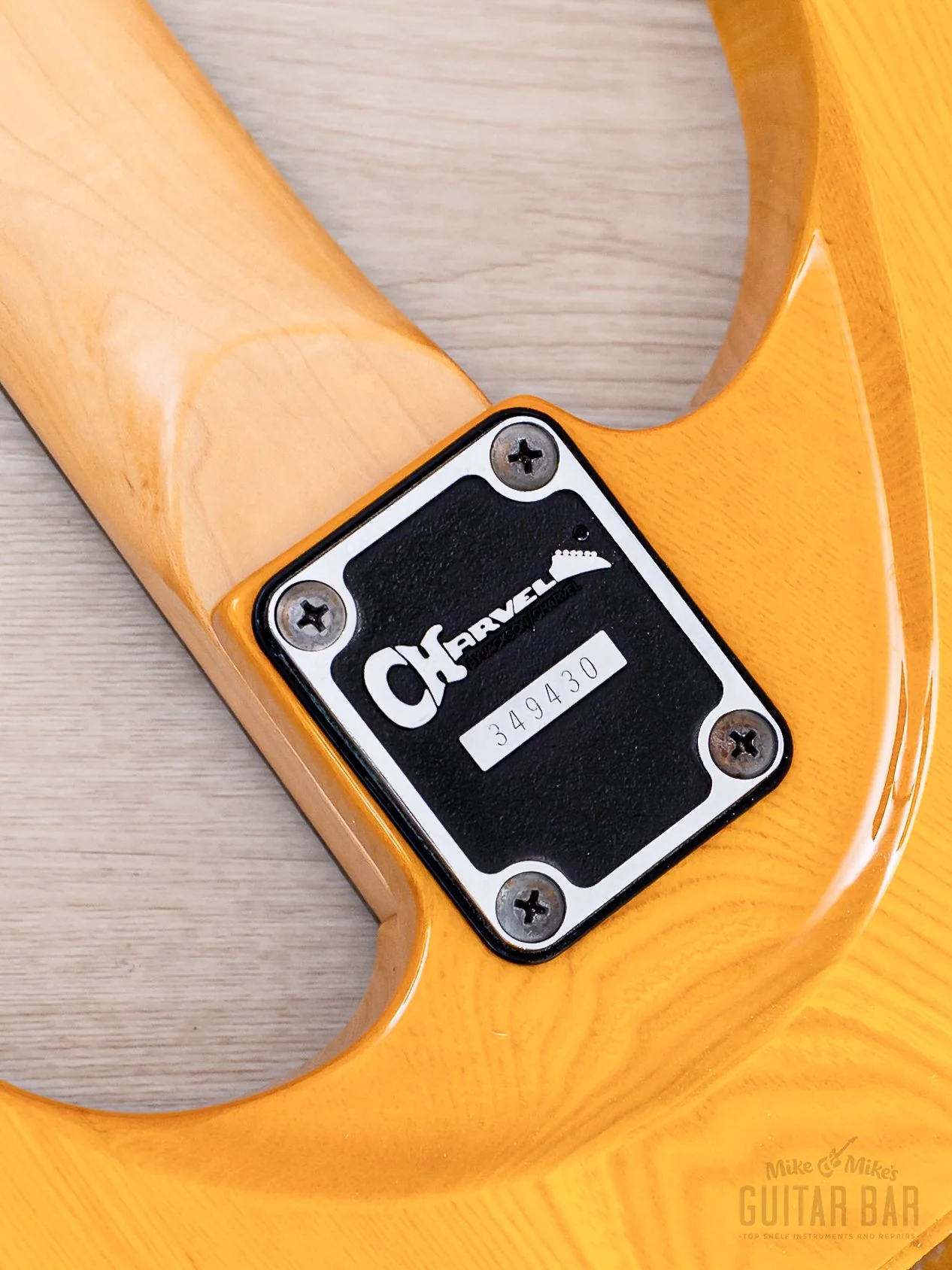 1990 Charvel Jackson Super Dinky SDK-085-HH See-Through Amber, Japan - Image 16