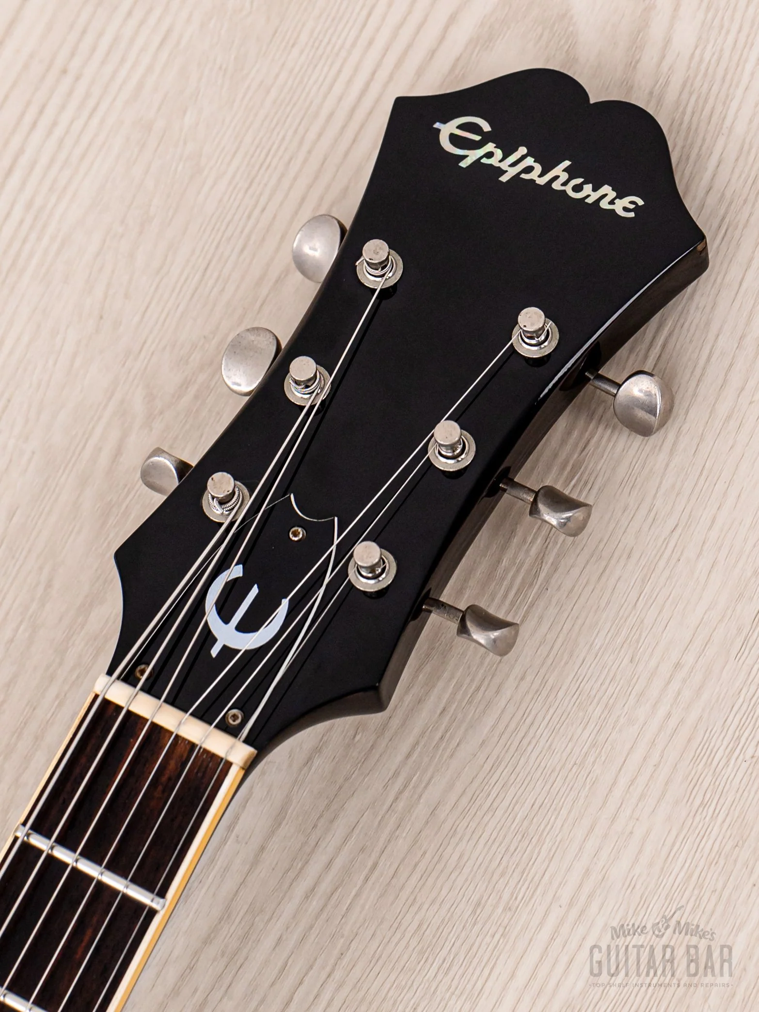 1991 Epiphone Casino Sunburst Near-Mint, Pre-Elitist w/ Case, Japan Terada - Image 4