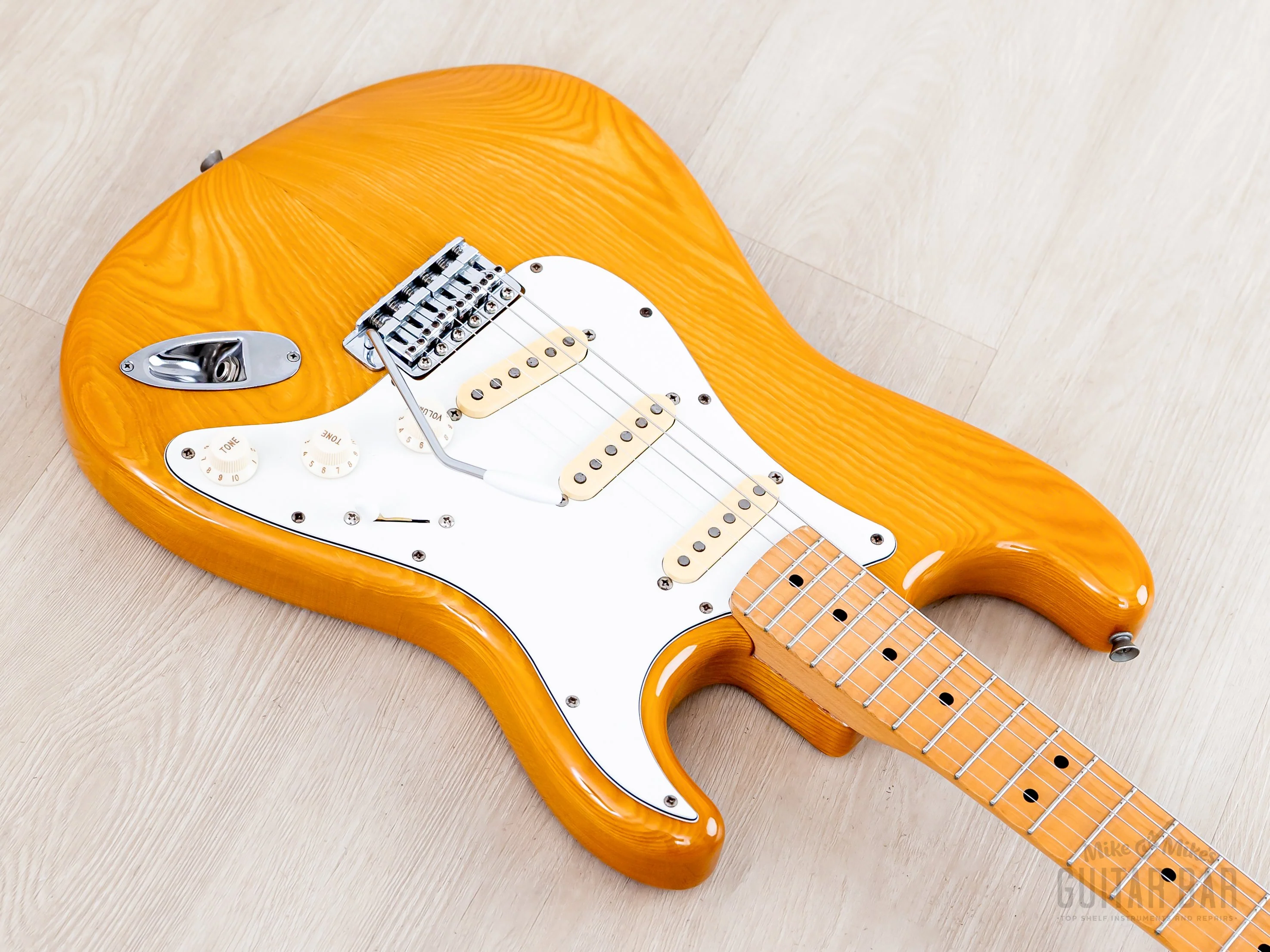 1991 Fender '72 Stratocaster ST72-750SC Natural Yngwie-Spec w/ Scalloped Board, Japan MIJ Fujigen - Image 10
