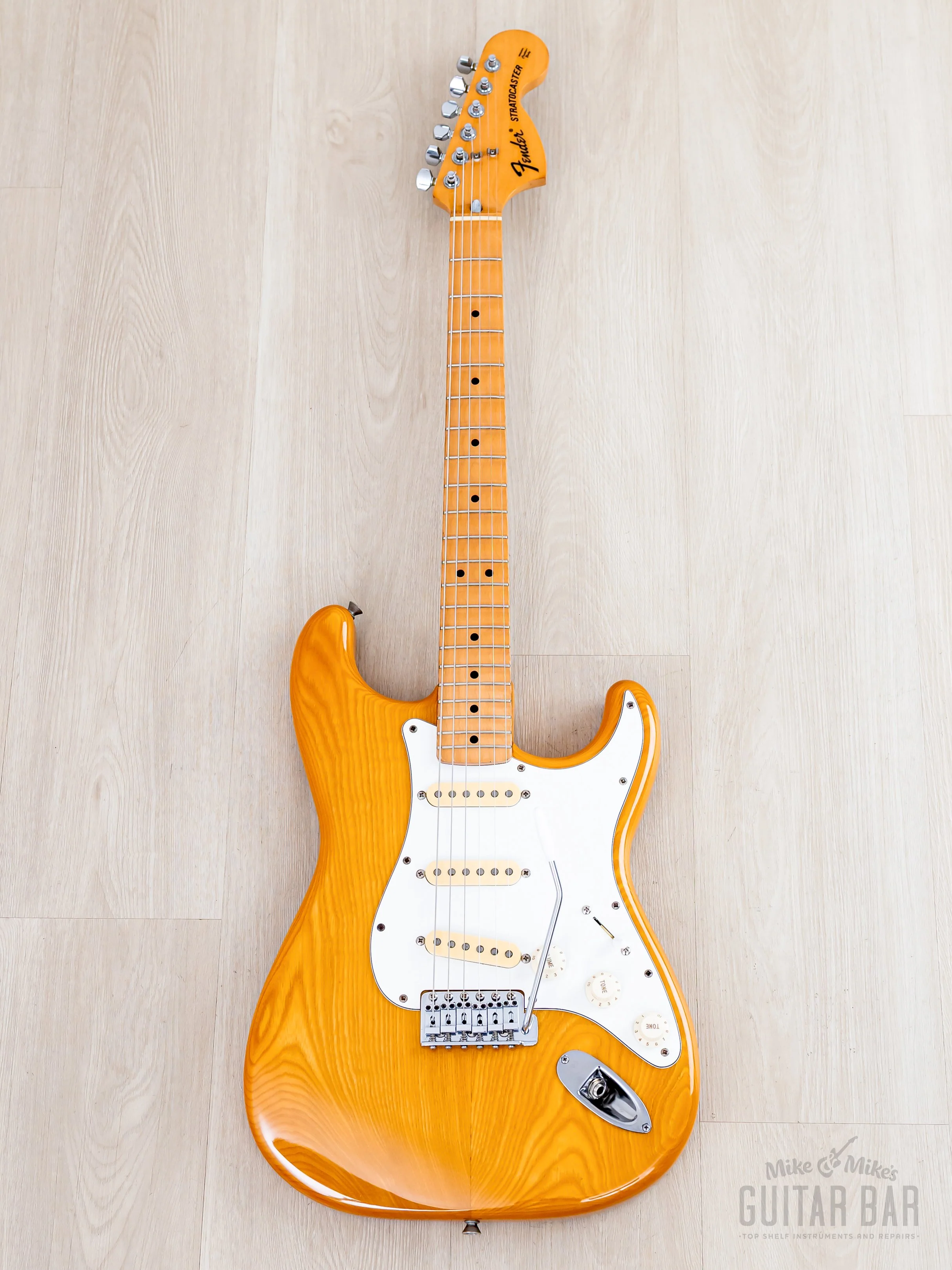 1991 Fender '72 Stratocaster ST72-750SC Natural Yngwie-Spec w/ Scalloped Board, Japan MIJ Fujigen - Image 2