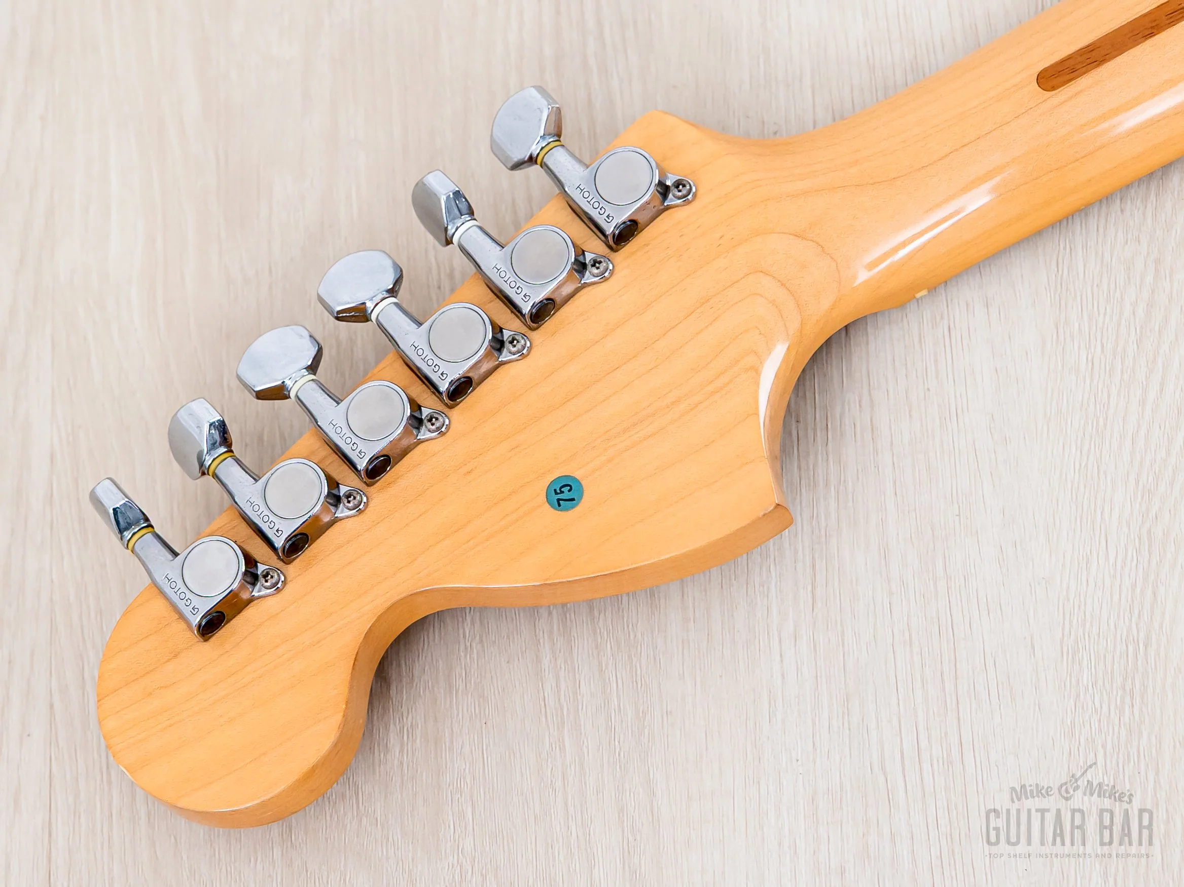 1991 Fender '72 Stratocaster ST72-750SC Natural Yngwie-Spec w/ Scalloped Board, Japan MIJ Fujigen - Image 5