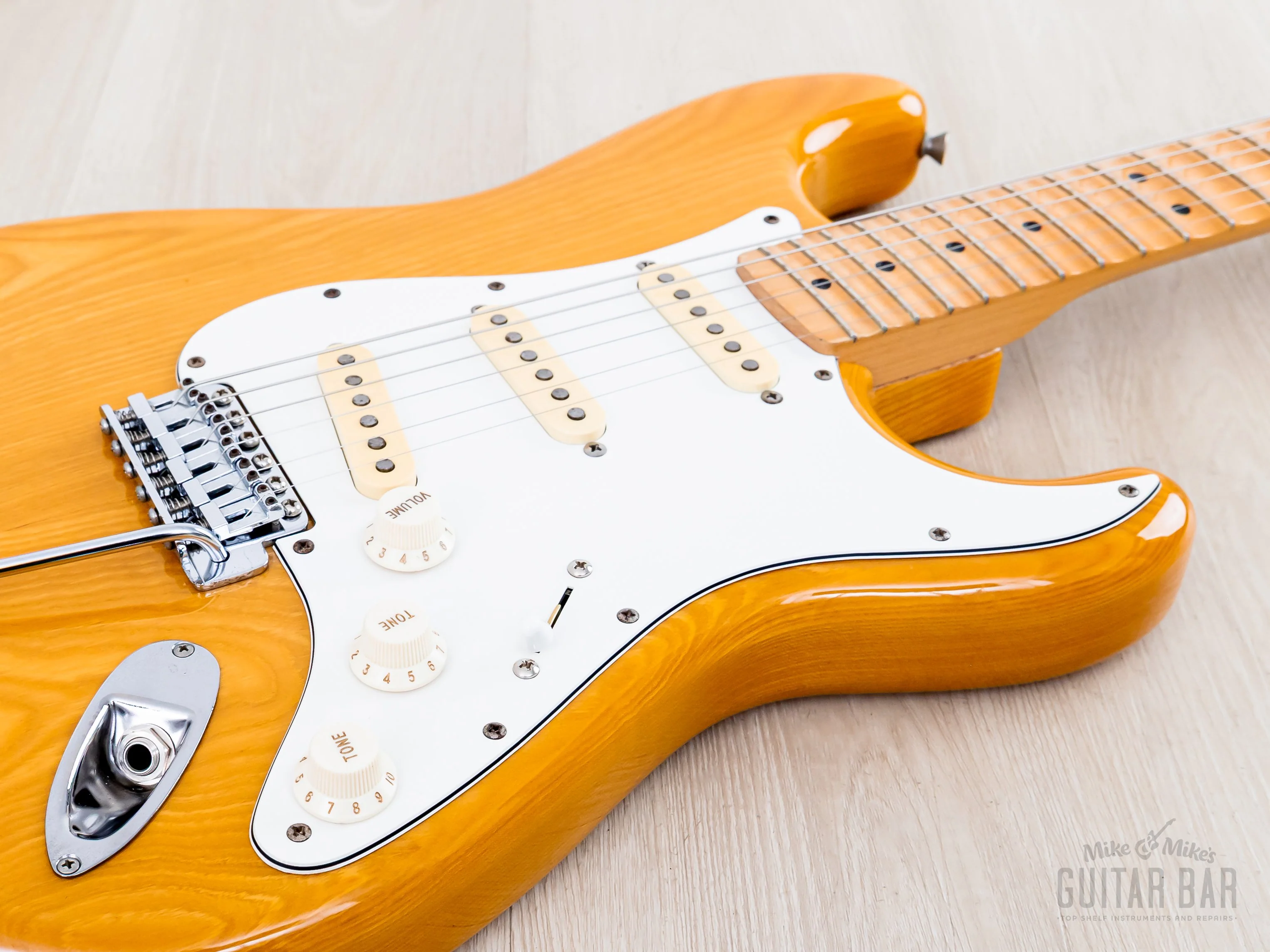 1991 Fender '72 Stratocaster ST72-750SC Natural Yngwie-Spec w/ Scalloped Board, Japan MIJ Fujigen - Image 7