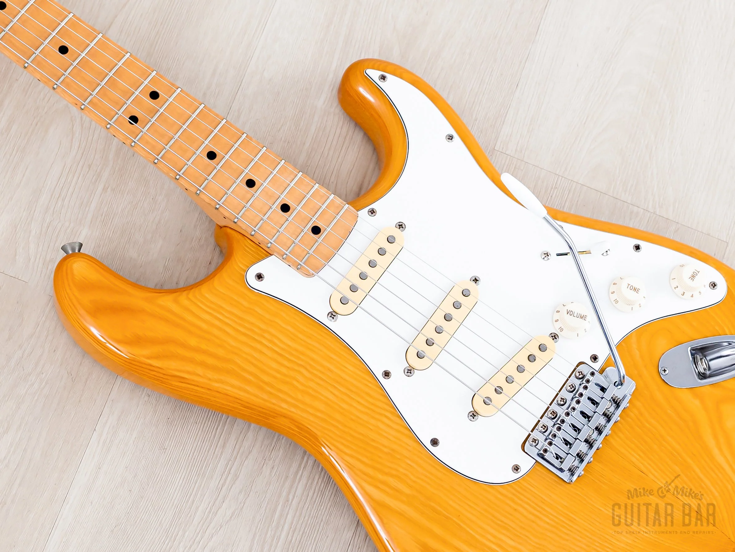 1991 Fender '72 Stratocaster ST72-750SC Natural Yngwie-Spec w/ Scalloped Board, Japan MIJ Fujigen - Image 8