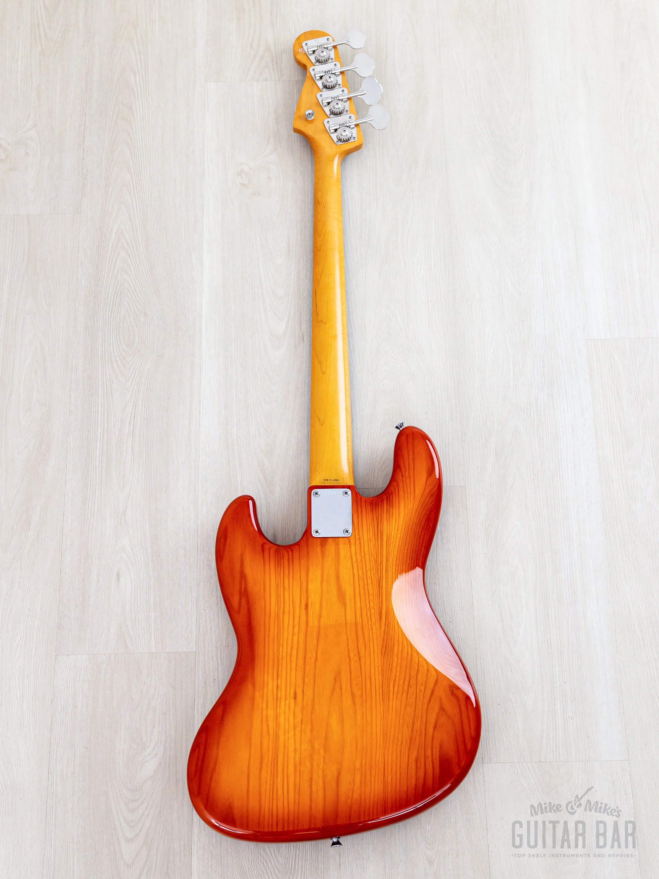 1991 Fender Order Made '62 Jazz Bass JB62 Sienna Sunburst Non-Catalog & Near-Mint, Japan MIJ Fujigen - Image 3
