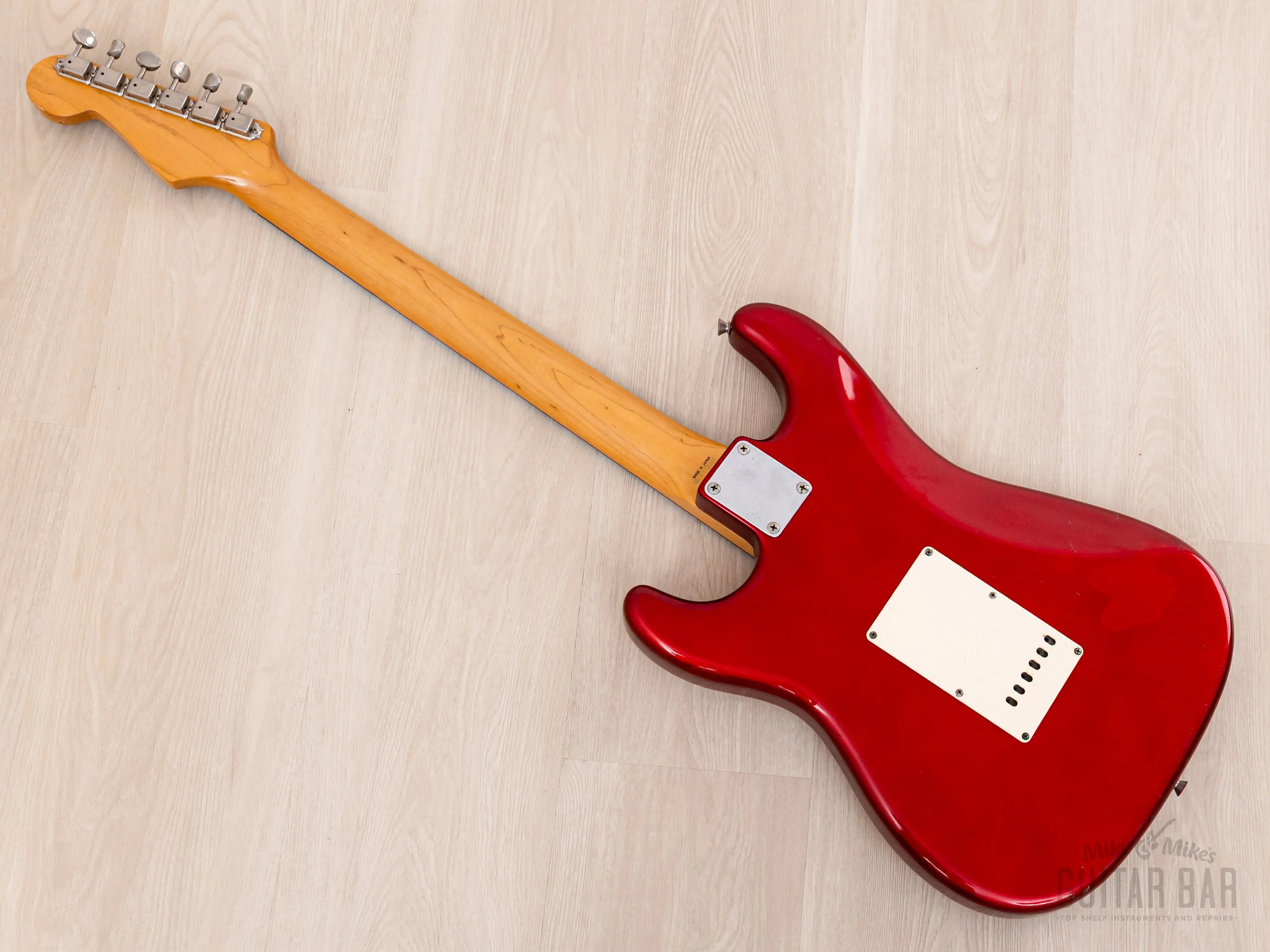 1991 Fender Order Made Stratocaster '62 Vintage Reissue Candy Apple Red + Headstock, Japan MIJ Fujigen - Image 13