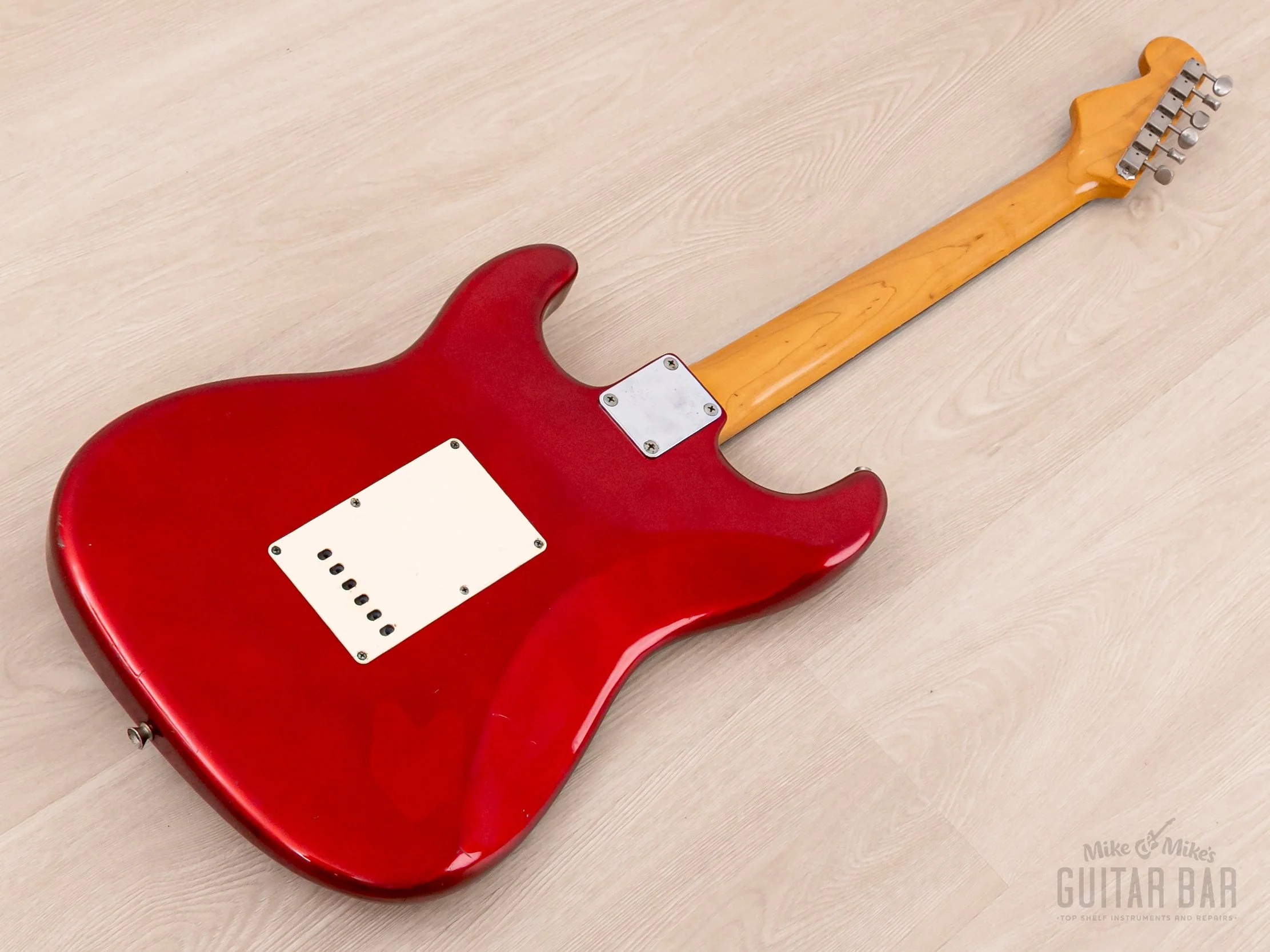 1991 Fender Order Made Stratocaster '62 Vintage Reissue Candy Apple Red + Headstock, Japan MIJ Fujigen - Image 14