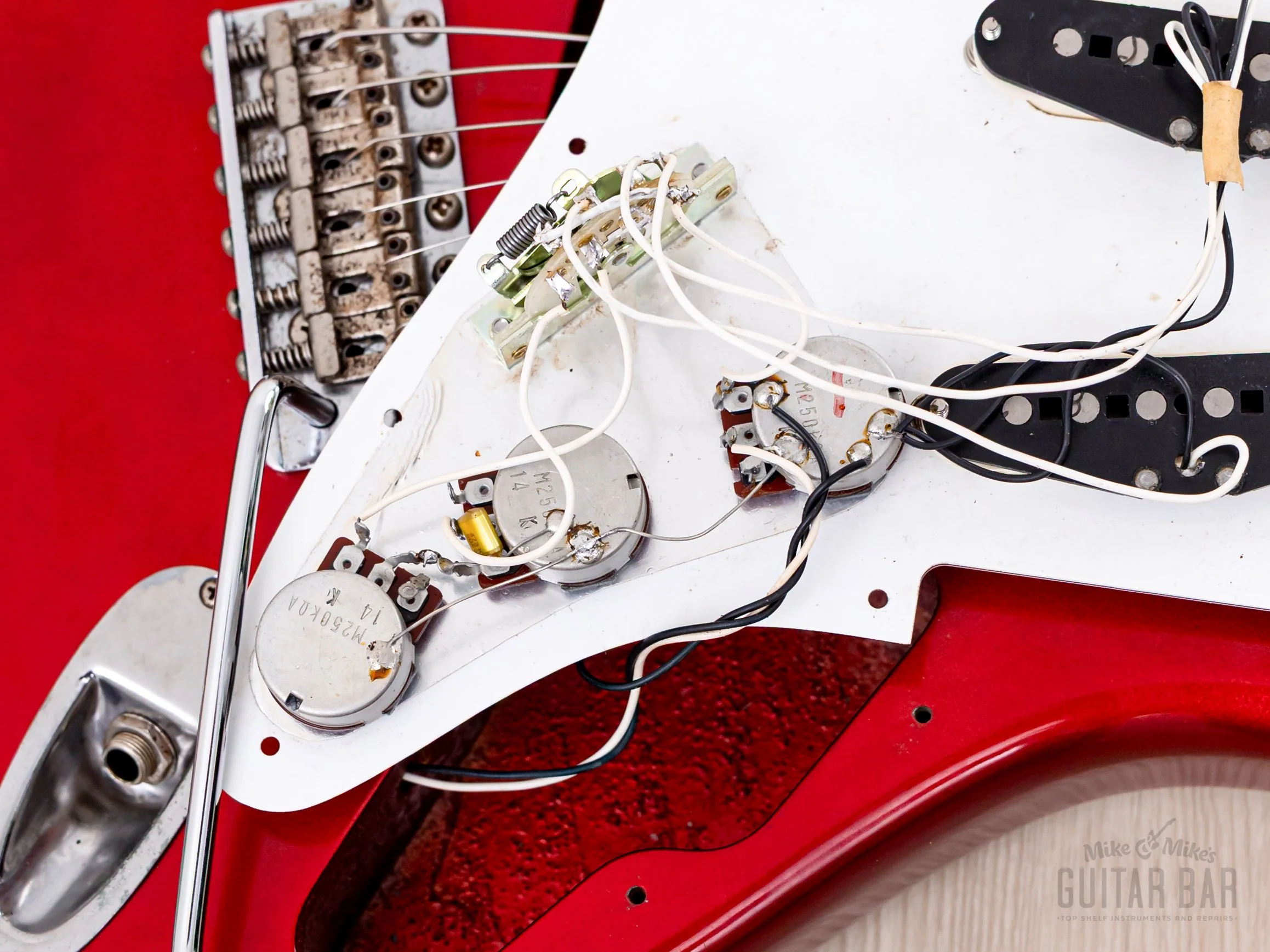 1991 Fender Order Made Stratocaster '62 Vintage Reissue Candy Apple Red + Headstock, Japan MIJ Fujigen - Image 20