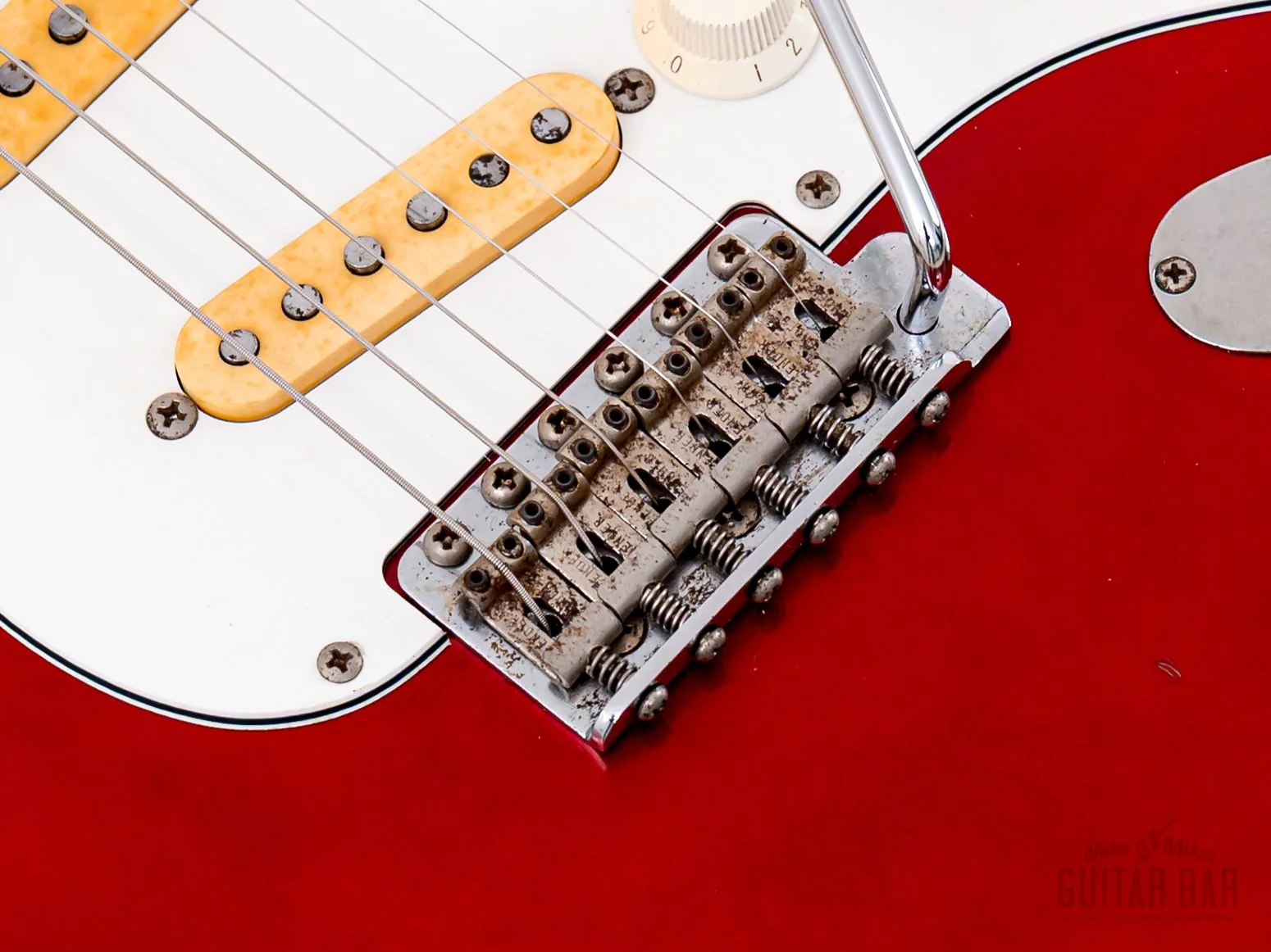 1991 Fender Order Made Stratocaster '62 Vintage Reissue Candy Apple Red + Headstock, Japan MIJ Fujigen - Image 8
