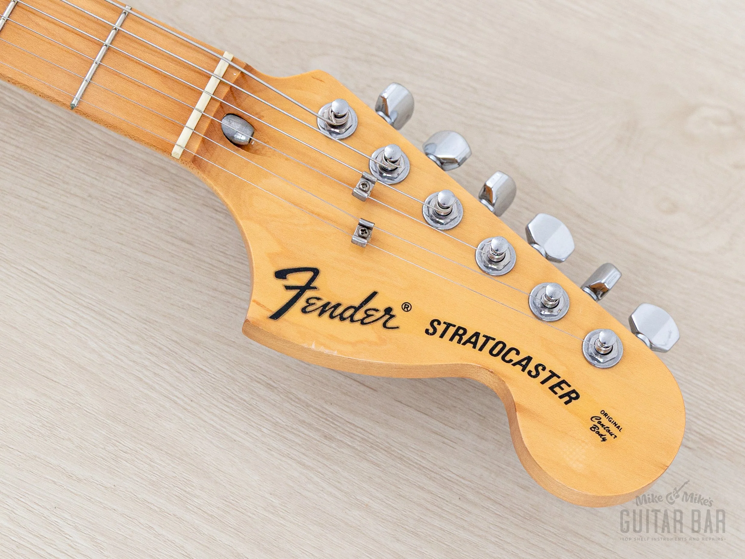 1991 Fender Order Made Stratocaster ‘72 Vintage Reissue ST72-500 Olympic White w/ Ash Body & Case, Japan MIJ Fujigen - Image 4