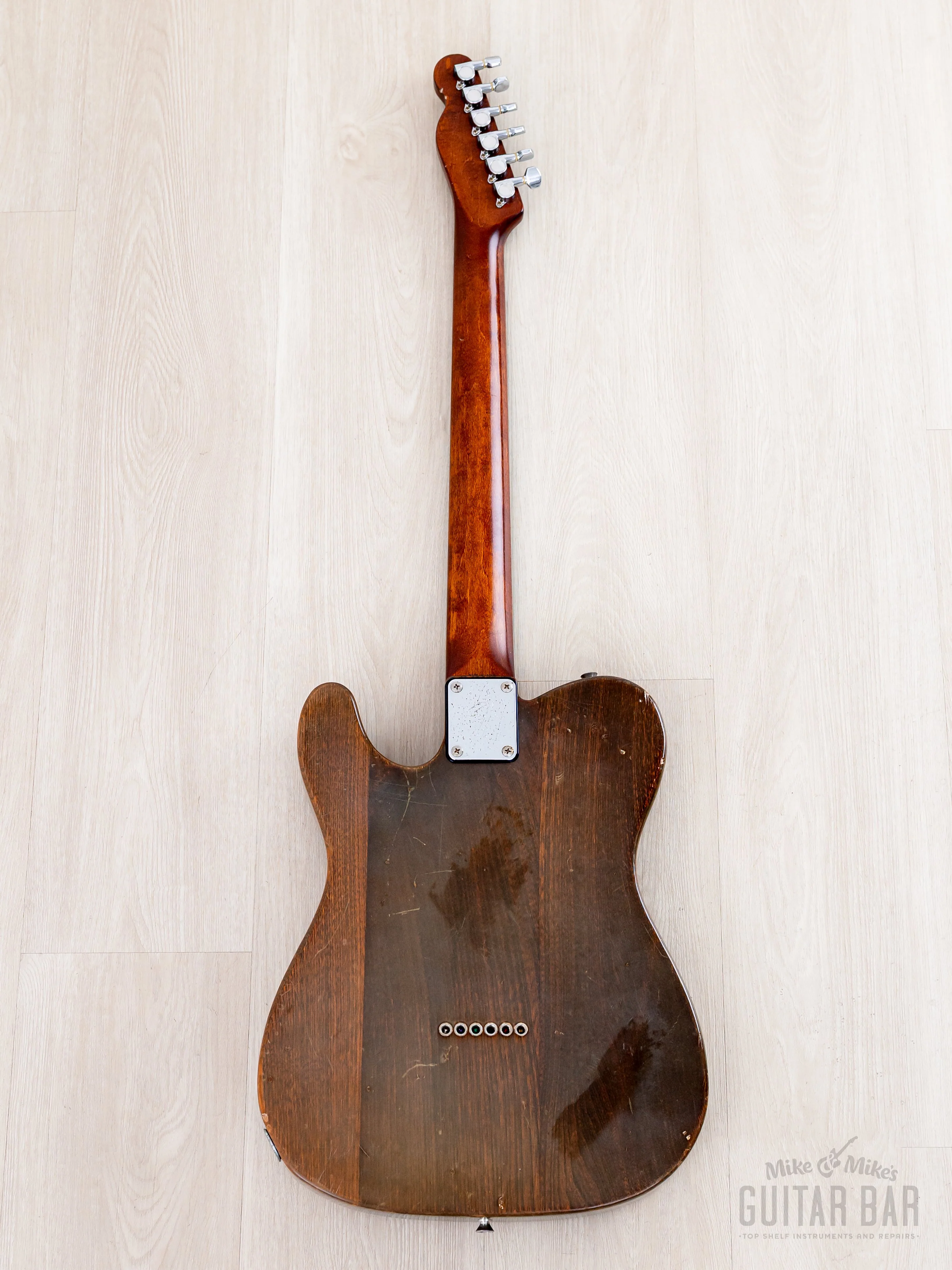 1991 Fender Order Made Telecaster ‘72 Vintage Teissue TL72 Satin Walnut Lacquer, Japan MIJ Fujigen - Image 3