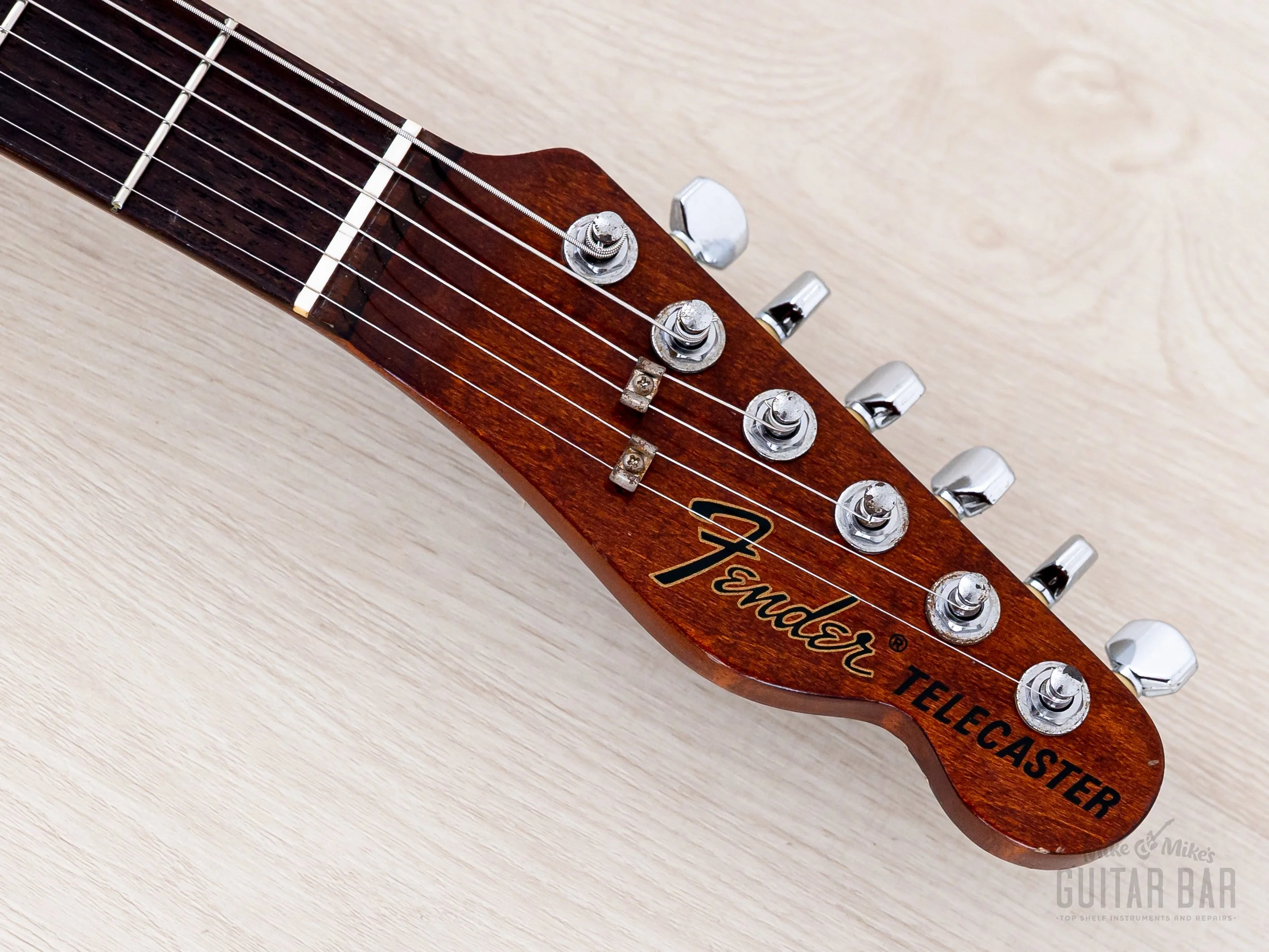1991 Fender Order Made Telecaster ‘72 Vintage Teissue TL72 Satin Walnut Lacquer, Japan MIJ Fujigen - Image 4