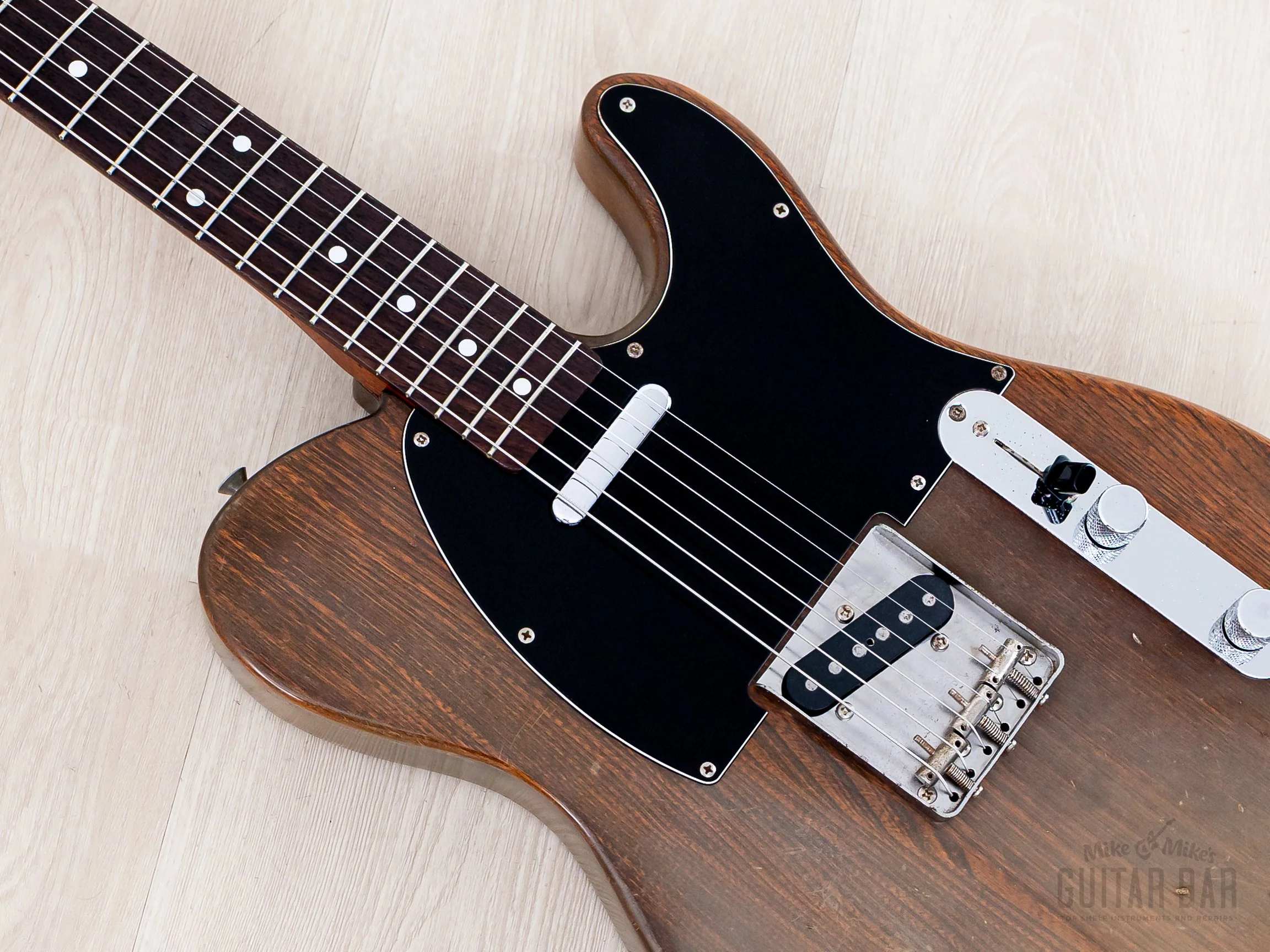 1991 Fender Order Made Telecaster ‘72 Vintage Teissue TL72 Satin Walnut Lacquer, Japan MIJ Fujigen - Image 7