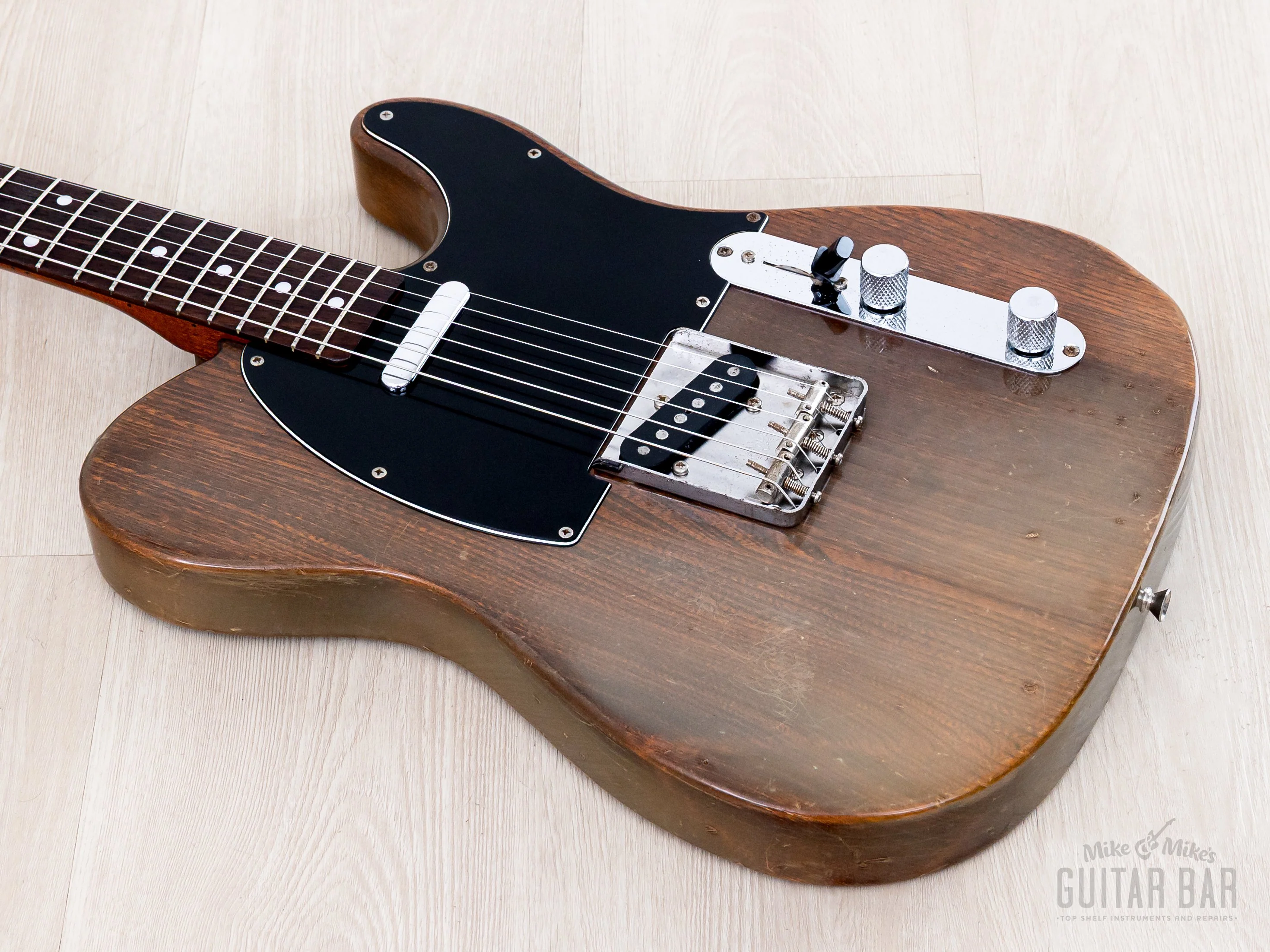 1991 Fender Order Made Telecaster ‘72 Vintage Teissue TL72 Satin Walnut Lacquer, Japan MIJ Fujigen - Image 9