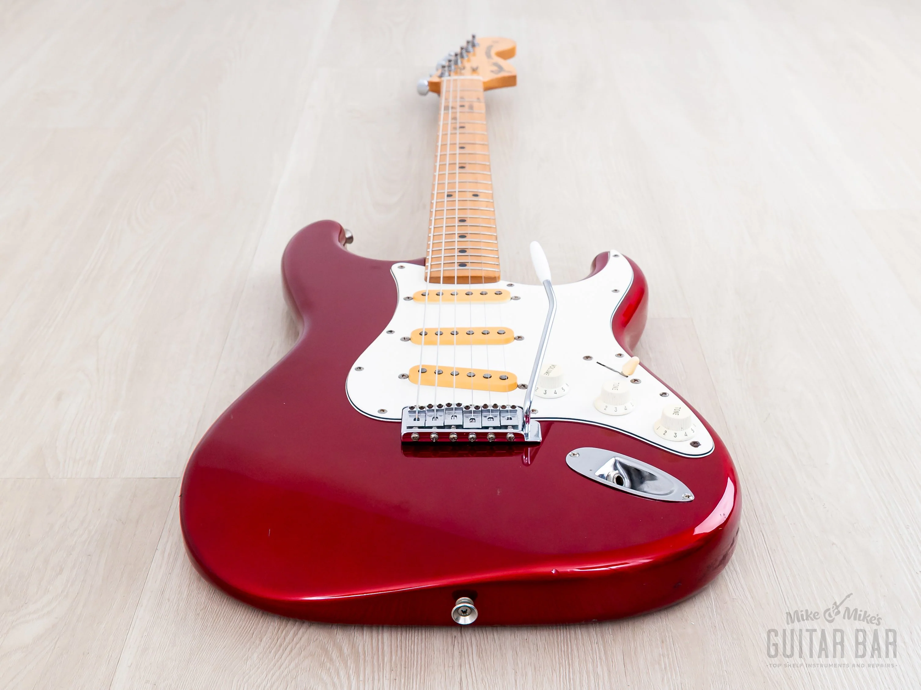 1991 Fender Stratocaster '72 Vintage Reissue ST72-500 Candy Apple Red, Japan MIJ Fujigen - Image 11