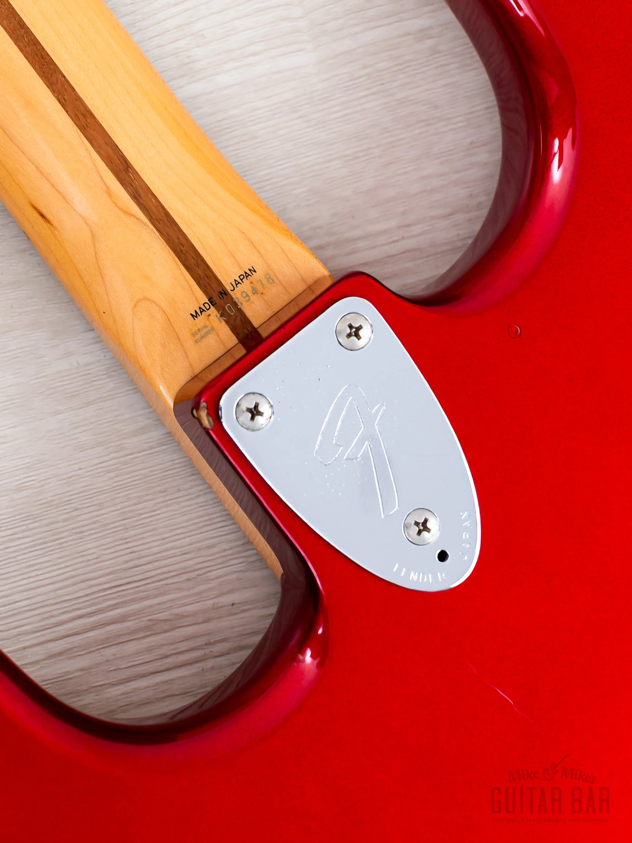 1991 Fender Stratocaster '72 Vintage Reissue ST72-500 Candy Apple Red, Japan MIJ Fujigen - Image 16