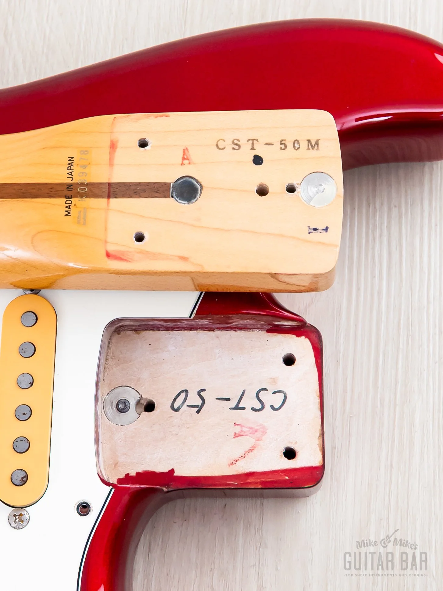 1991 Fender Stratocaster '72 Vintage Reissue ST72-500 Candy Apple Red, Japan MIJ Fujigen - Image 18