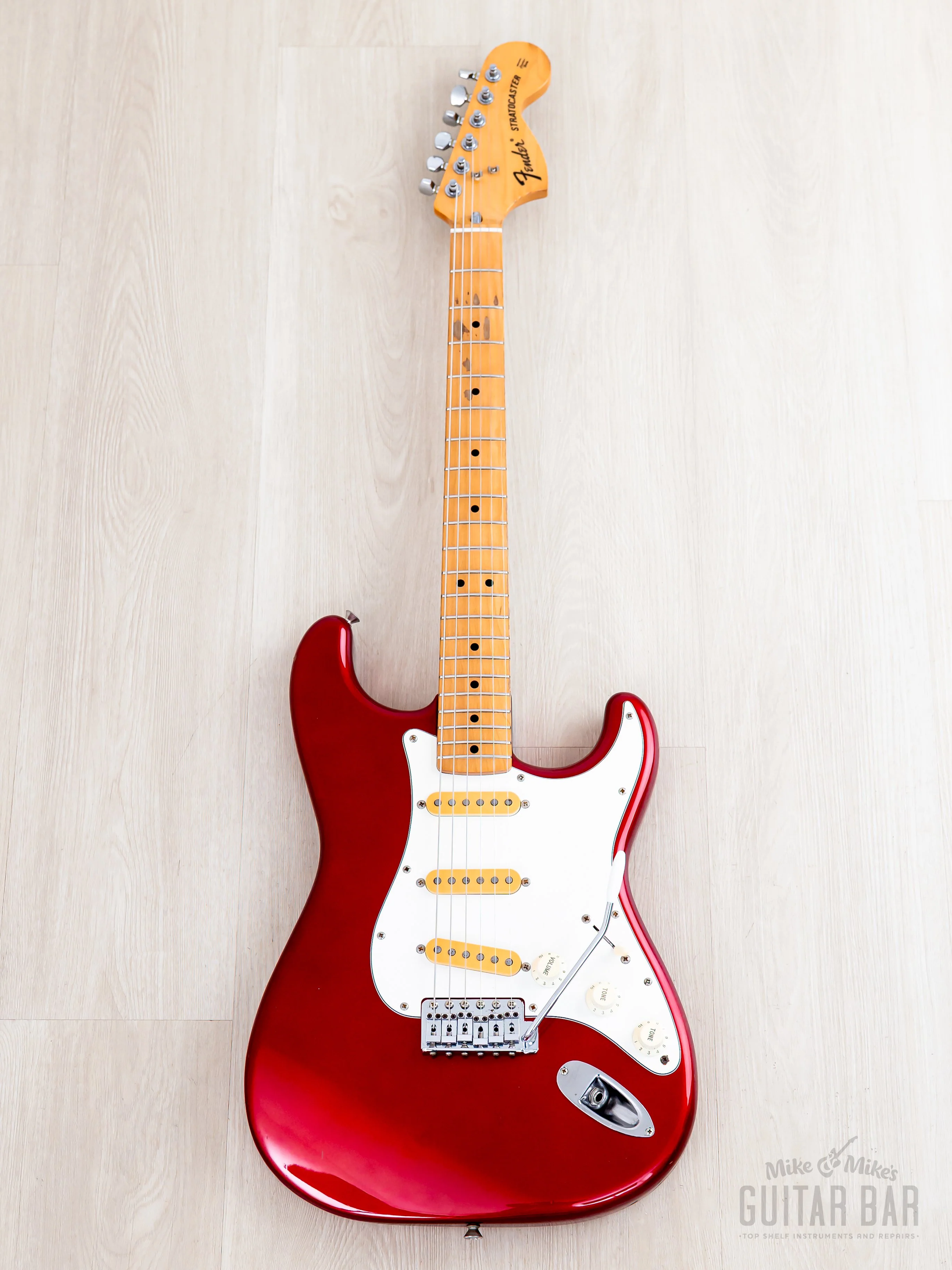 1991 Fender Stratocaster '72 Vintage Reissue ST72-500 Candy Apple Red, Japan MIJ Fujigen - Image 2