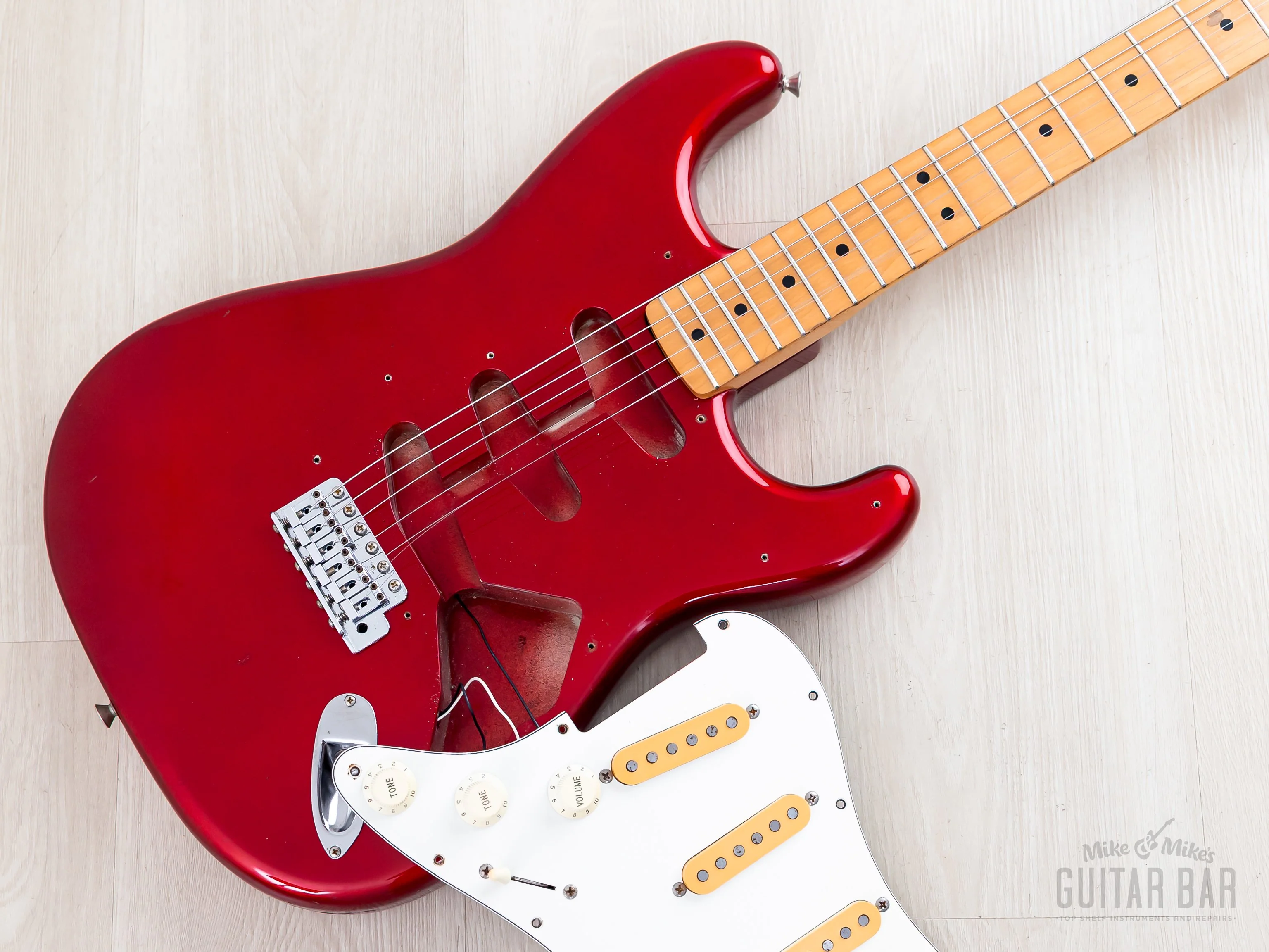 1991 Fender Stratocaster '72 Vintage Reissue ST72-500 Candy Apple Red, Japan MIJ Fujigen - Image 21