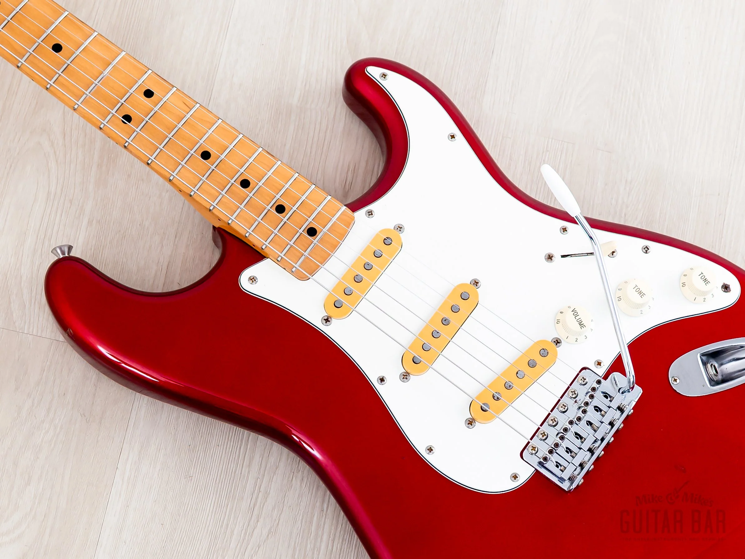 1991 Fender Stratocaster '72 Vintage Reissue ST72-500 Candy Apple Red, Japan MIJ Fujigen - Image 7