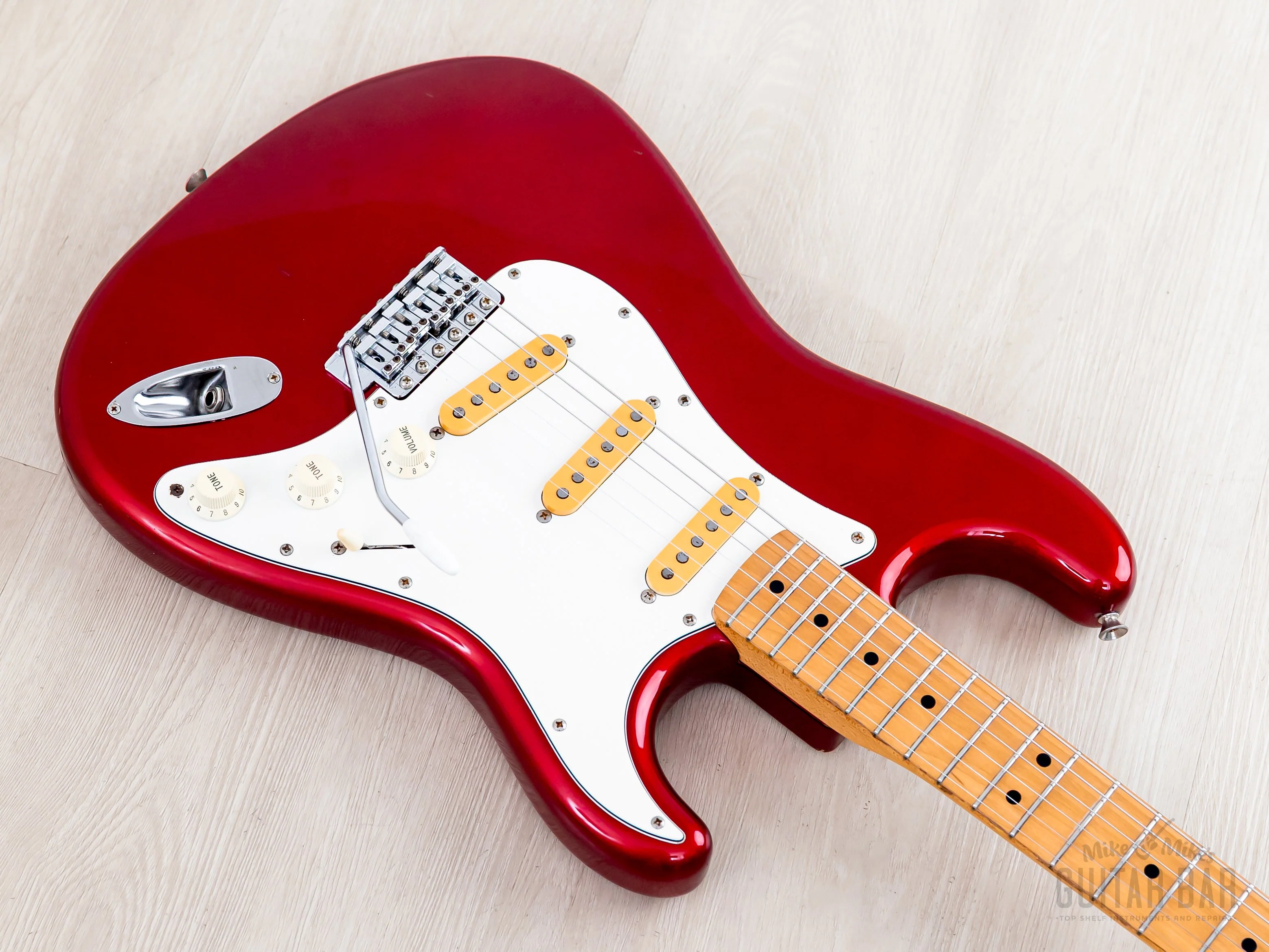 1991 Fender Stratocaster '72 Vintage Reissue ST72-500 Candy Apple Red, Japan MIJ Fujigen - Image 9