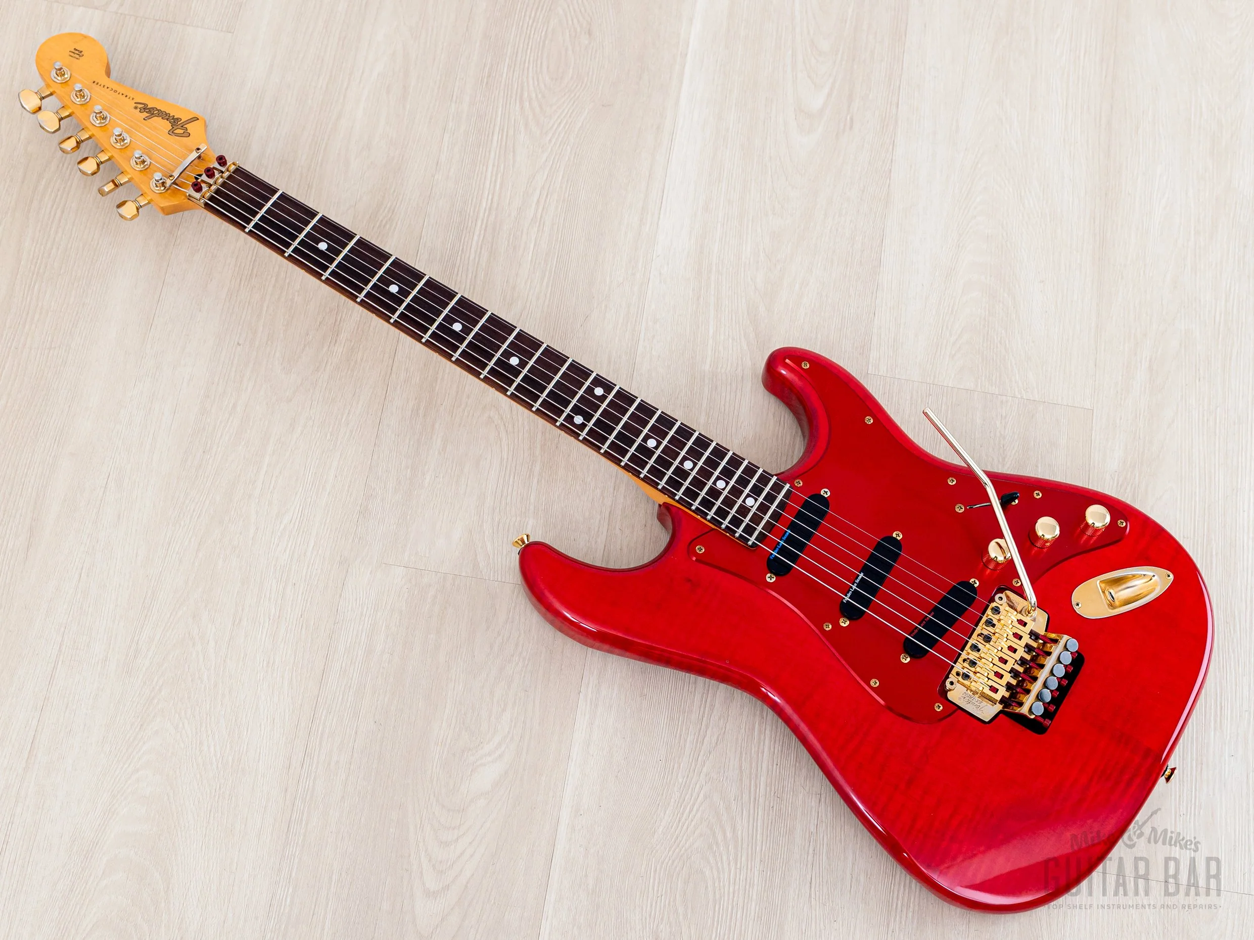 1991 Fender Stratocaster STR-1300 LSR Non-Catalog w/ USA Lace Sensor, Floyd Rose & Case, Japan MIJ Fujigen - Image 11
