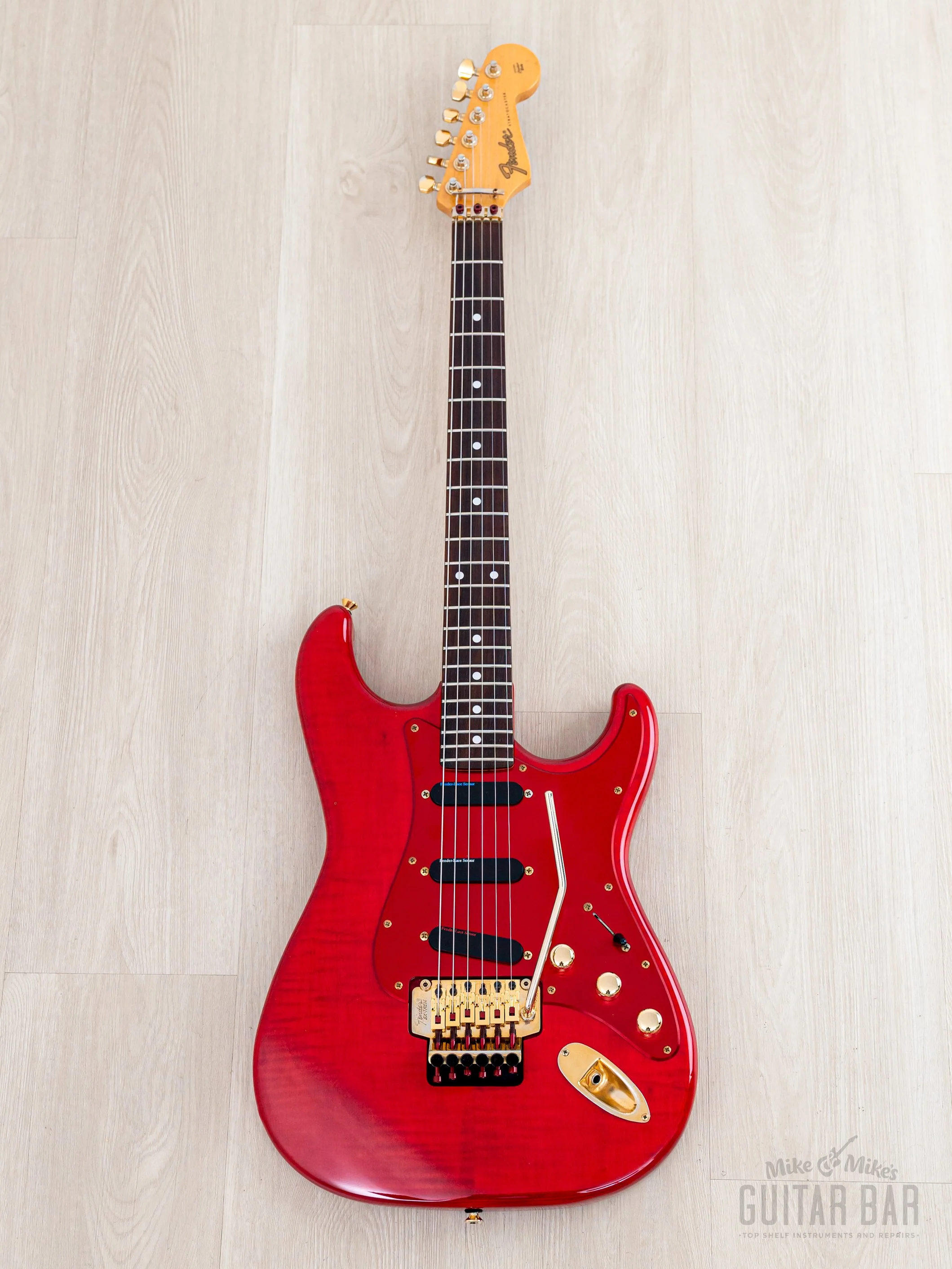 1991 Fender Stratocaster STR-1300 LSR Non-Catalog w/ USA Lace Sensor, Floyd Rose & Case, Japan MIJ Fujigen - Image 2