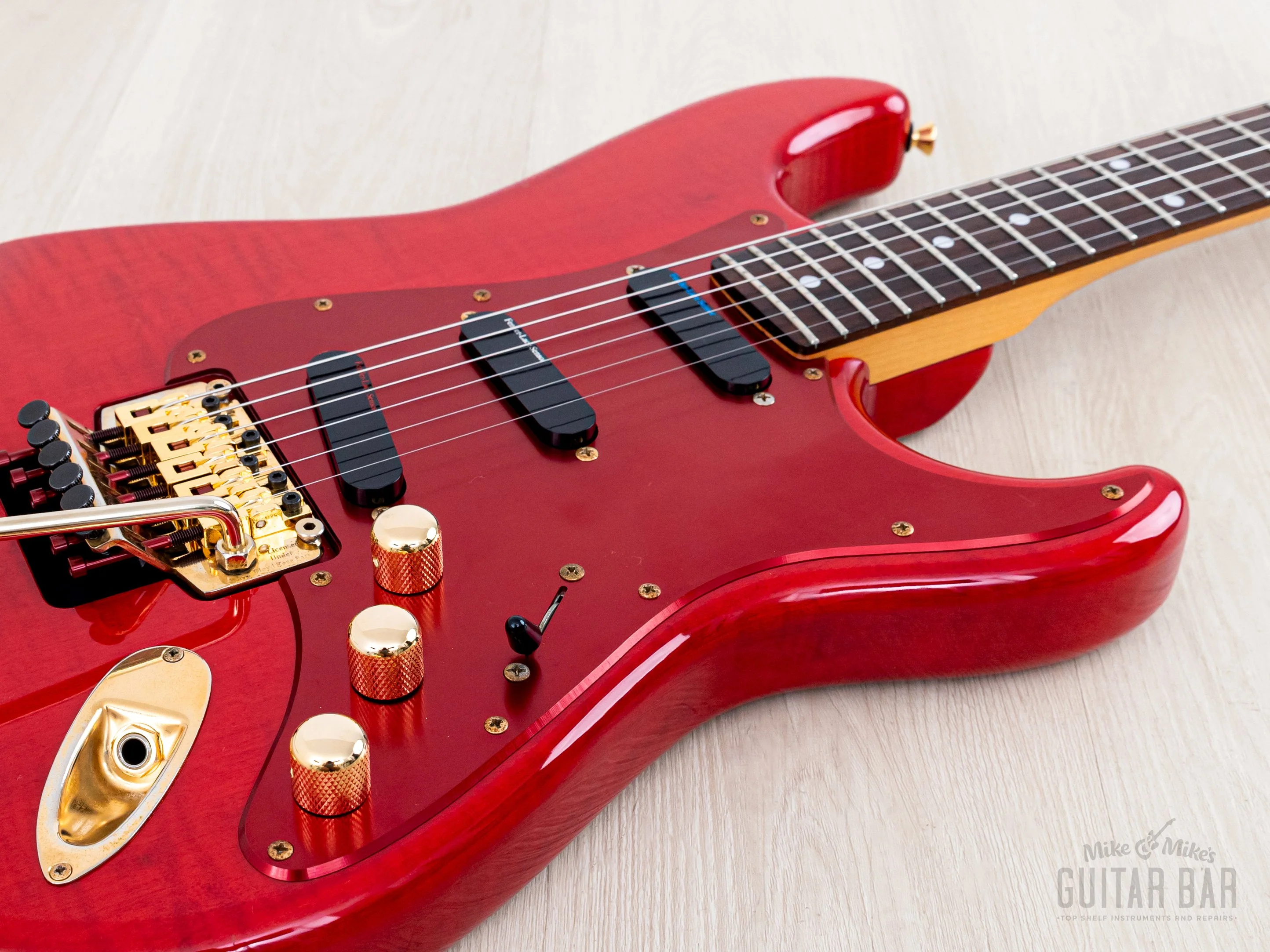 1991 Fender Stratocaster STR-1300 LSR Non-Catalog w/ USA Lace Sensor, Floyd Rose & Case, Japan MIJ Fujigen - Image 5
