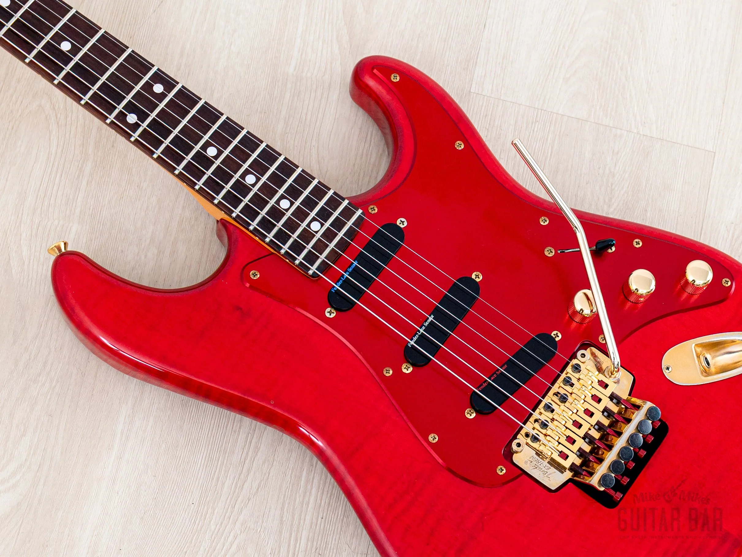 1991 Fender Stratocaster STR-1300 LSR Non-Catalog w/ USA Lace Sensor, Floyd Rose & Case, Japan MIJ Fujigen - Image 6