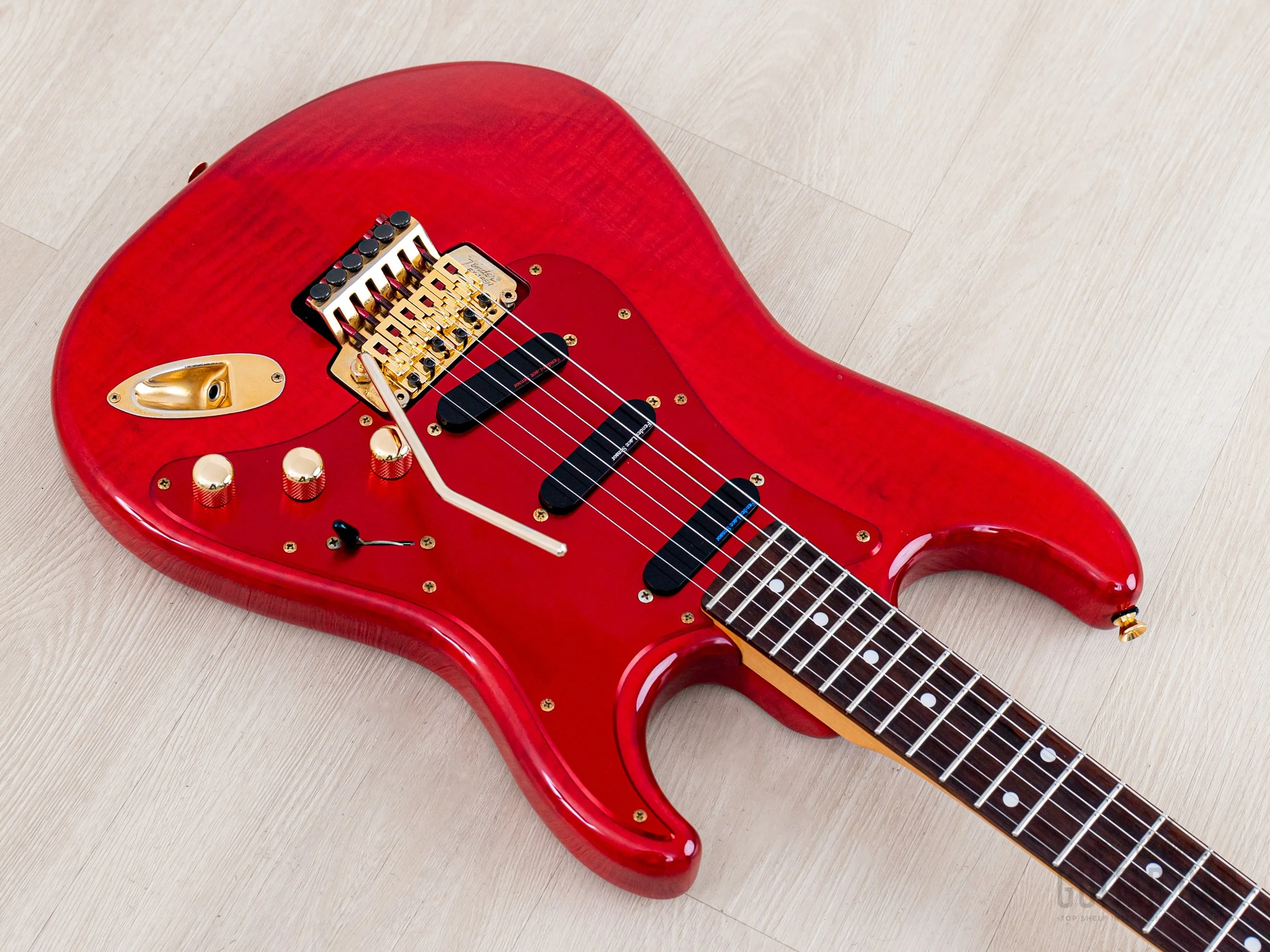 1991 Fender Stratocaster STR-1300 LSR Non-Catalog w/ USA Lace Sensor, Floyd Rose & Case, Japan MIJ Fujigen - Image 8