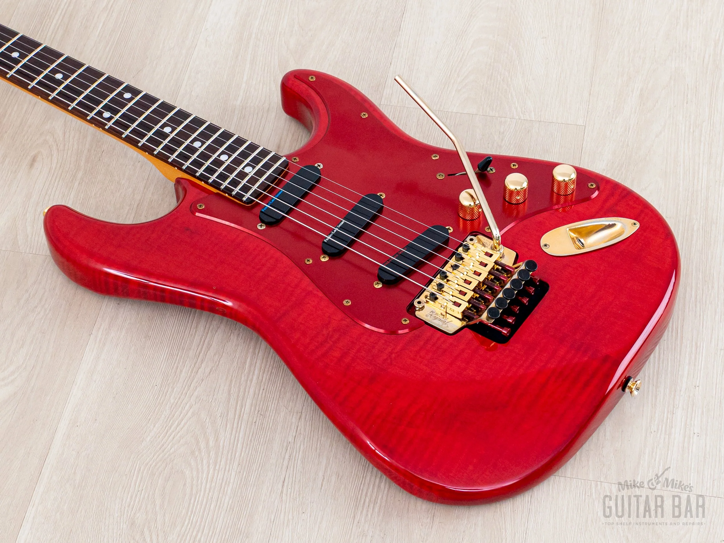 1991 Fender Stratocaster STR-1300 LSR Non-Catalog w/ USA Lace Sensor, Floyd Rose & Case, Japan MIJ Fujigen - Image 9