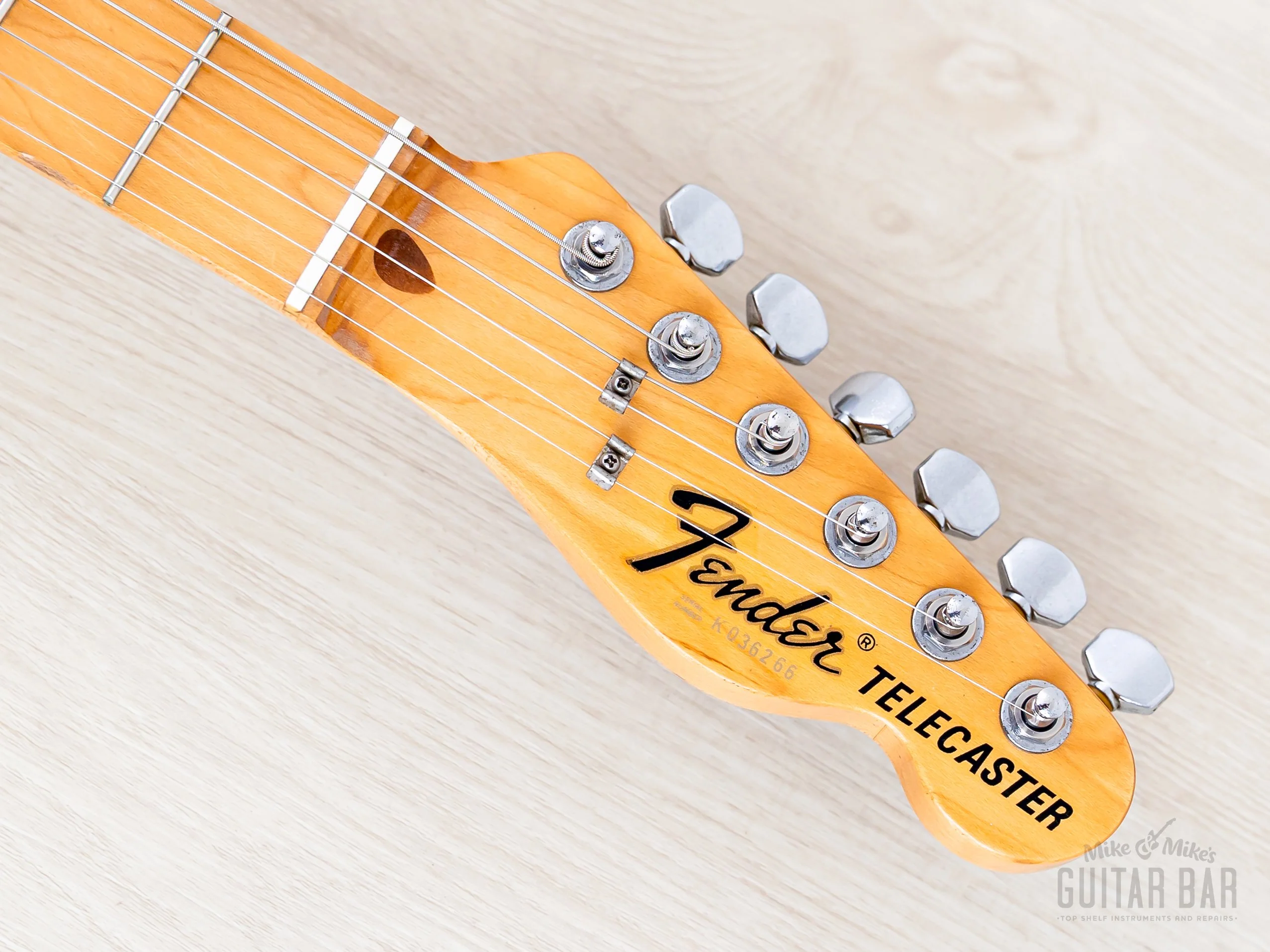 1991 Fender Telecaster ‘72 Vintage Reissue TL72-500 Butterscotch, Japan MIJ Fujigen - Image 4