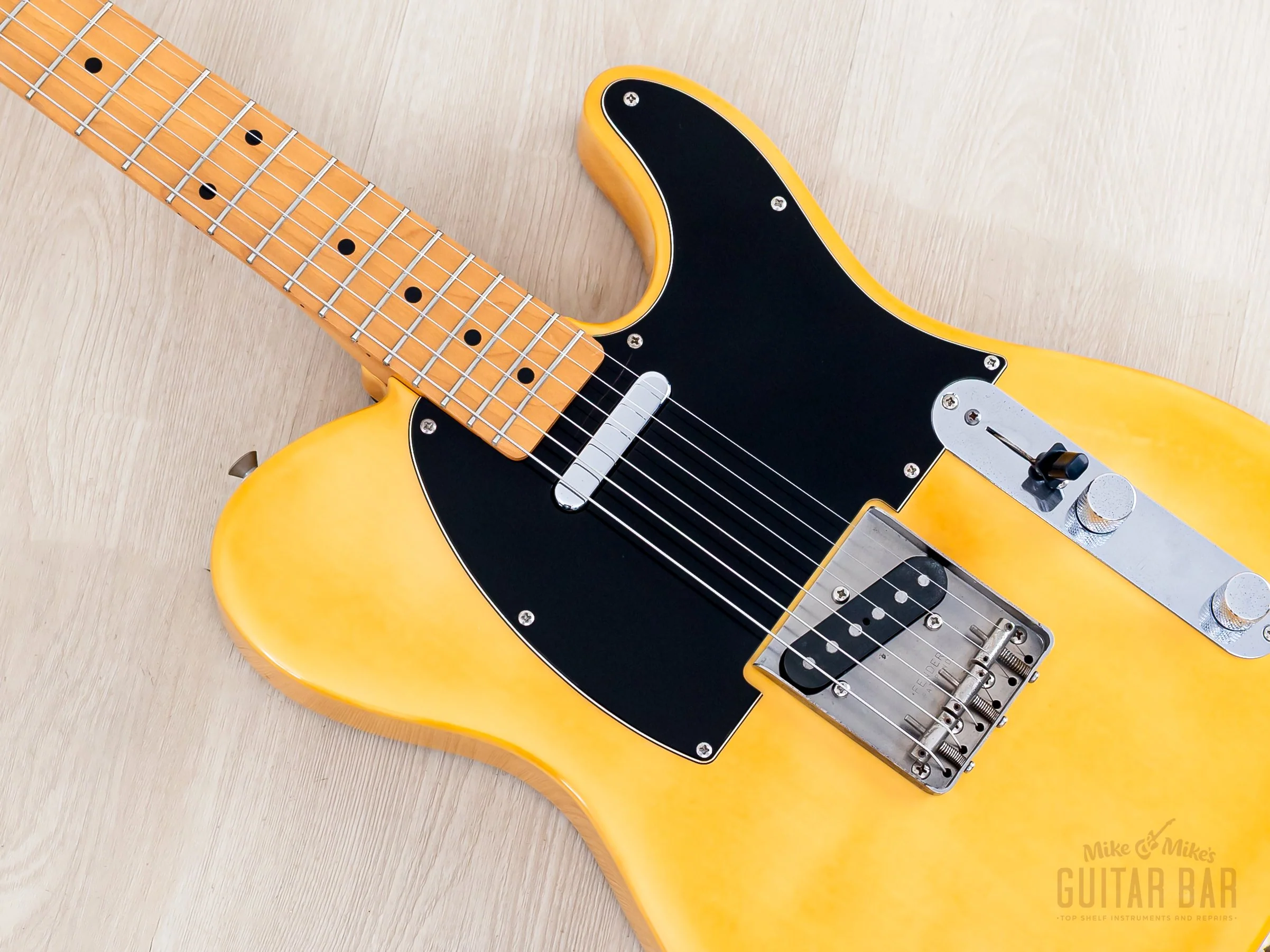 1991 Fender Telecaster ‘72 Vintage Reissue TL72-500 Butterscotch, Japan MIJ Fujigen - Image 7