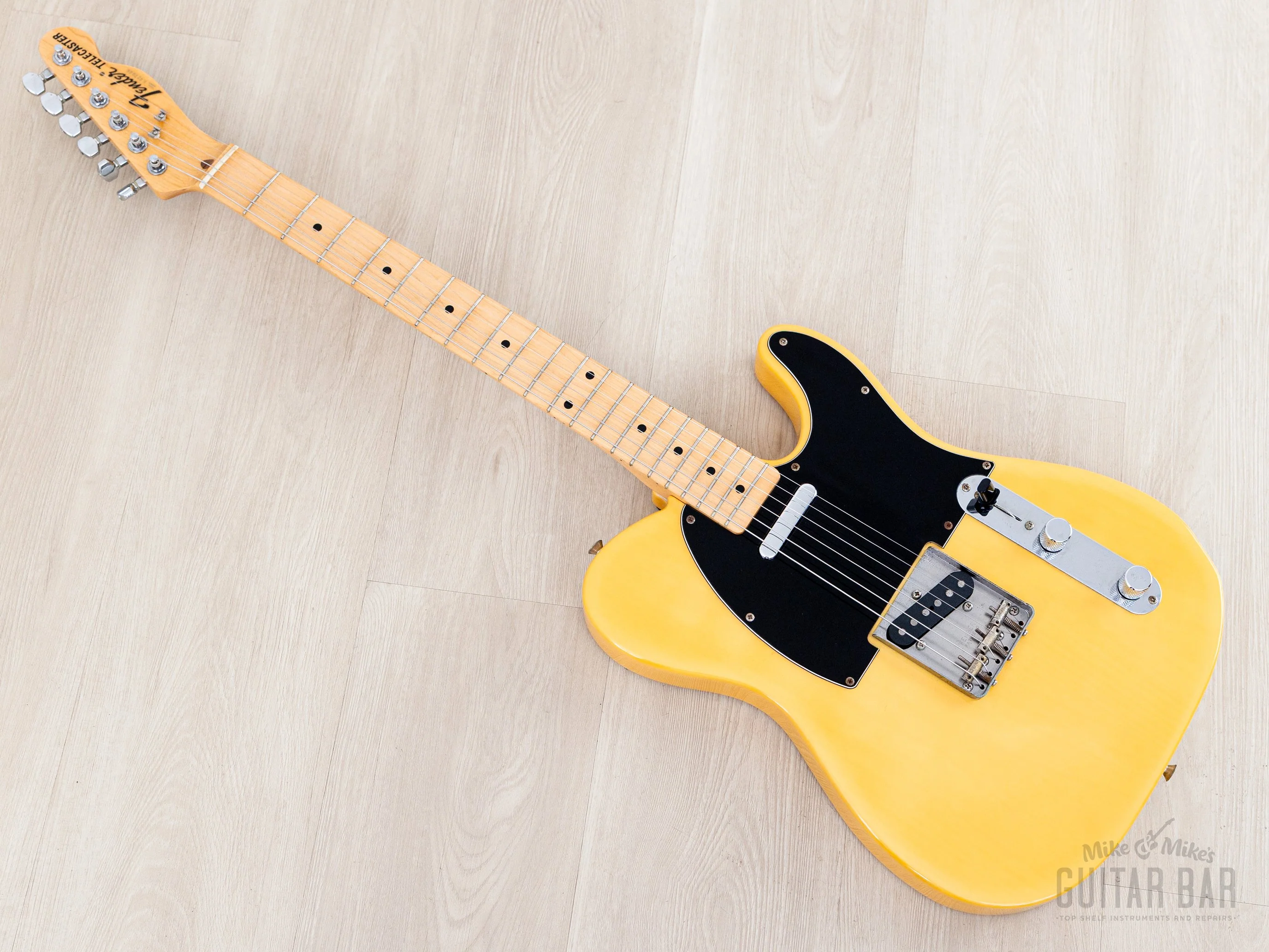 1991 Fender Telecaster ‘72 Vintage Reissue TL72-53 Butterscotch w/ Hangtags, Japan MIJ Fujigen - Image 12