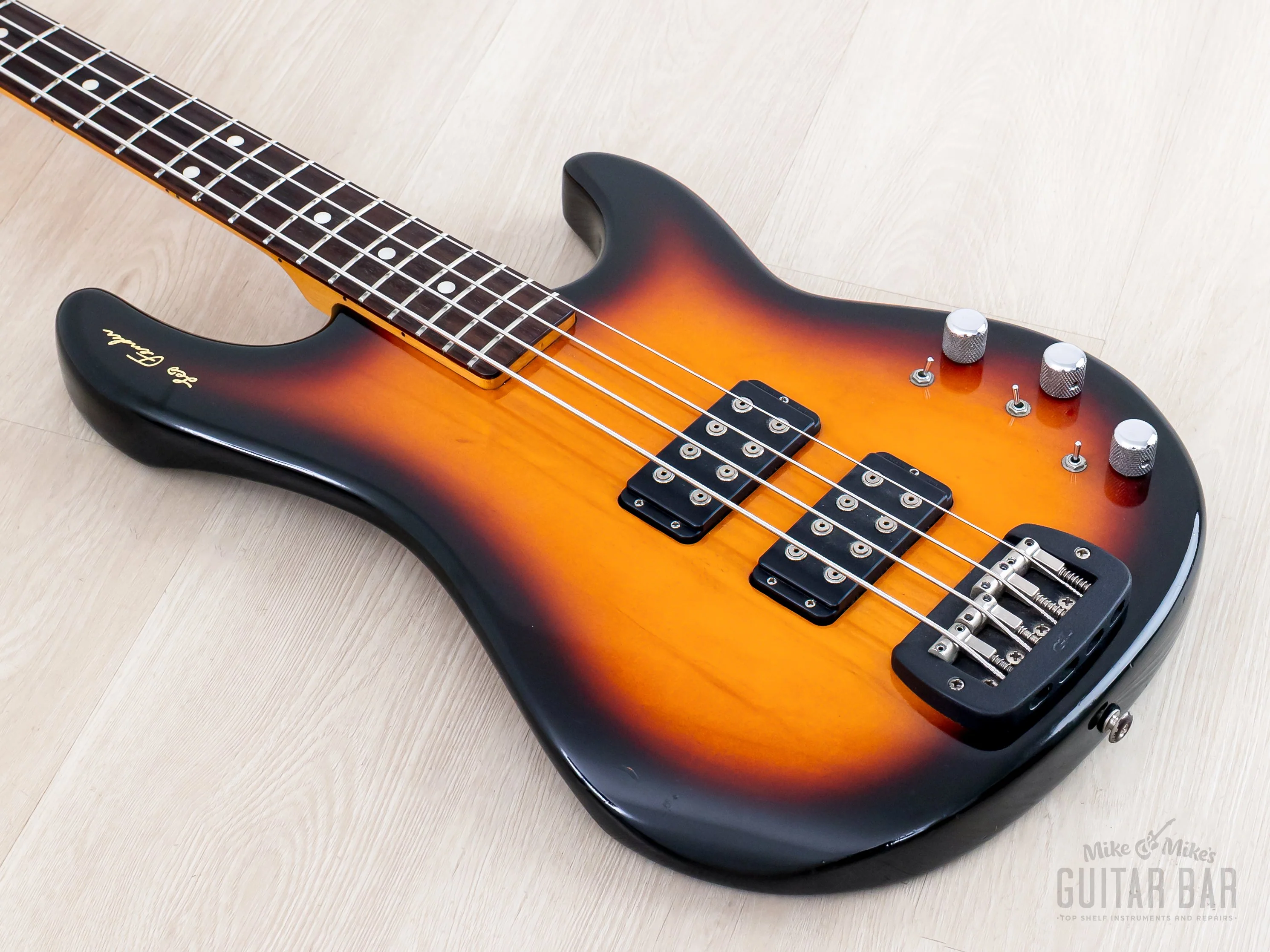 1991 G&L Signature Series L-2000 Bass Sunburst, 100% Original w/ Case - Image 10