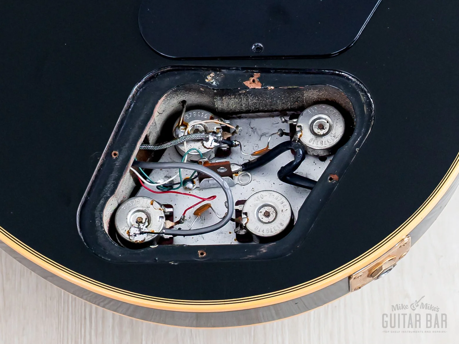 1991 Gibson Custom Shop Edition Pre-Historic '54 Les Paul Custom Black Beauty w/ Case, Yamano - Image 15