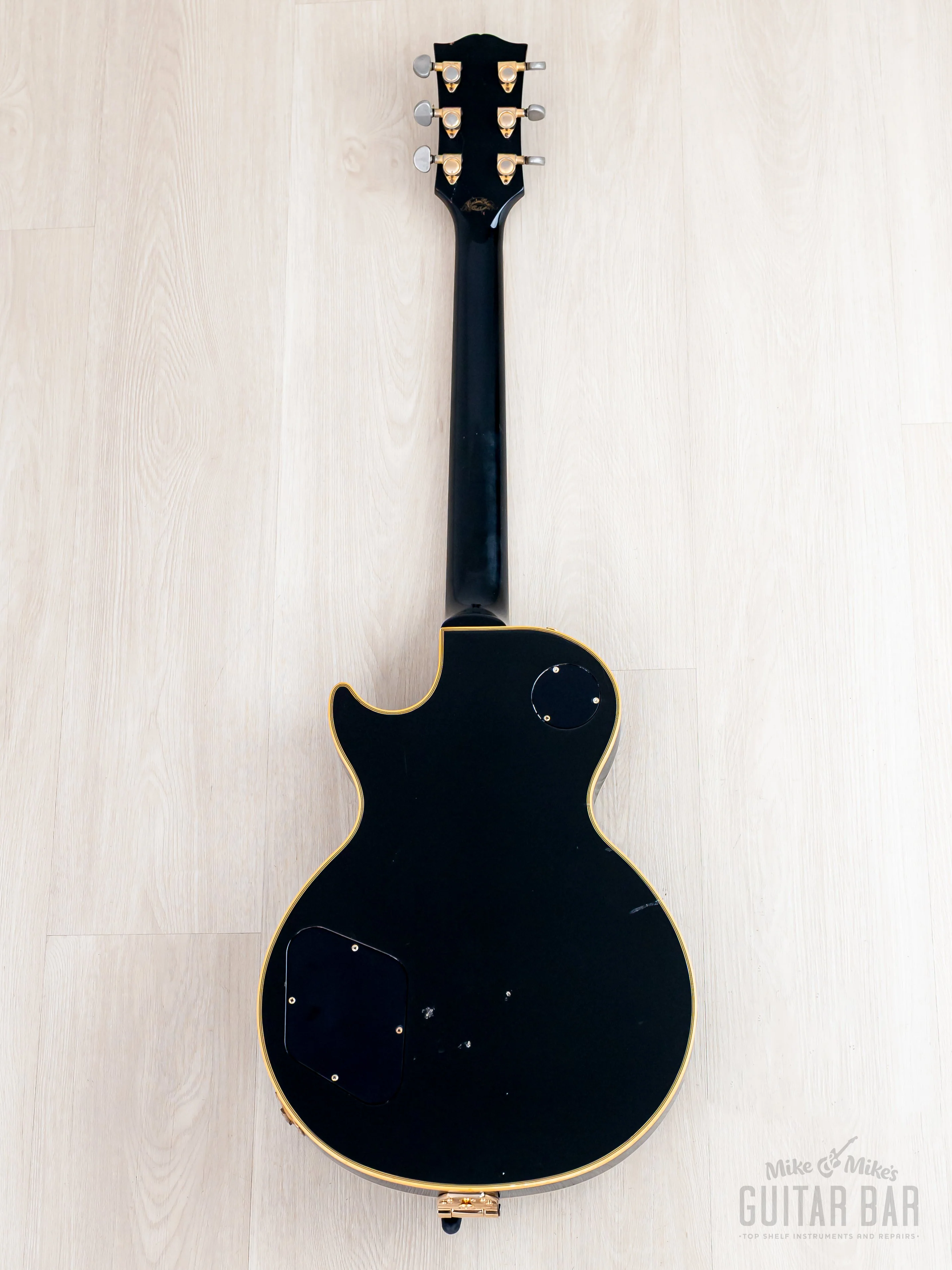 1991 Gibson Custom Shop Edition Pre-Historic '54 Les Paul Custom Black Beauty w/ Case, Yamano - Image 3