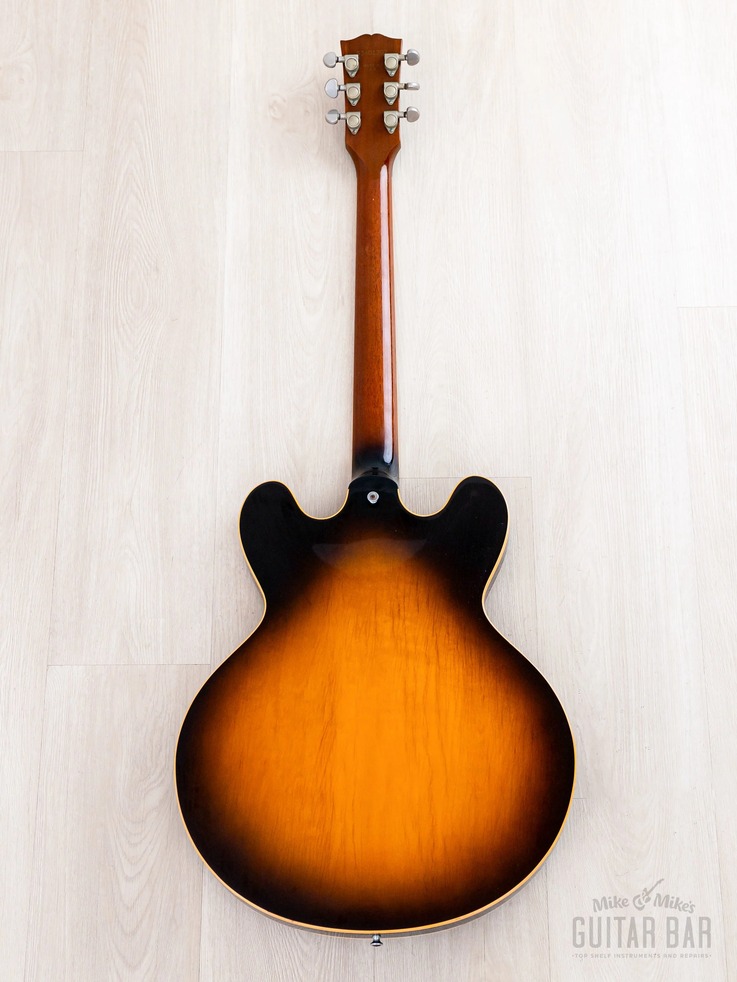 1991 Gibson ES-335 Dot Figured Vintage Sunburst w/ 57 Classic PAFs, Case & Hangtags, Yamano - Image 3