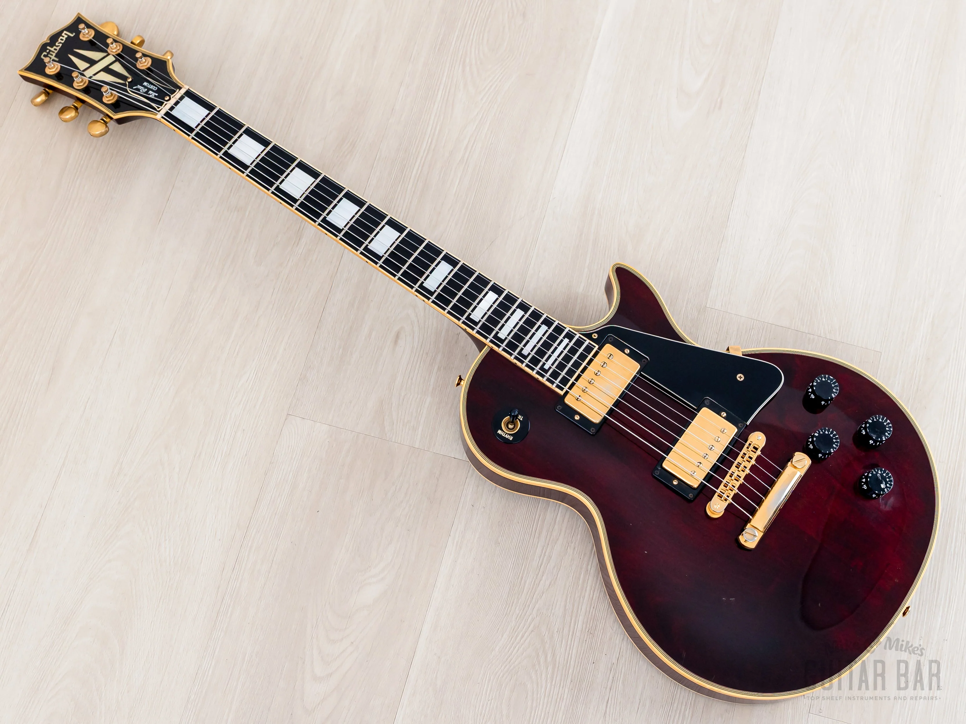 1991 Gibson Les Paul Custom Wine Red w/ 57 Classic PAFs, Case - Image 11