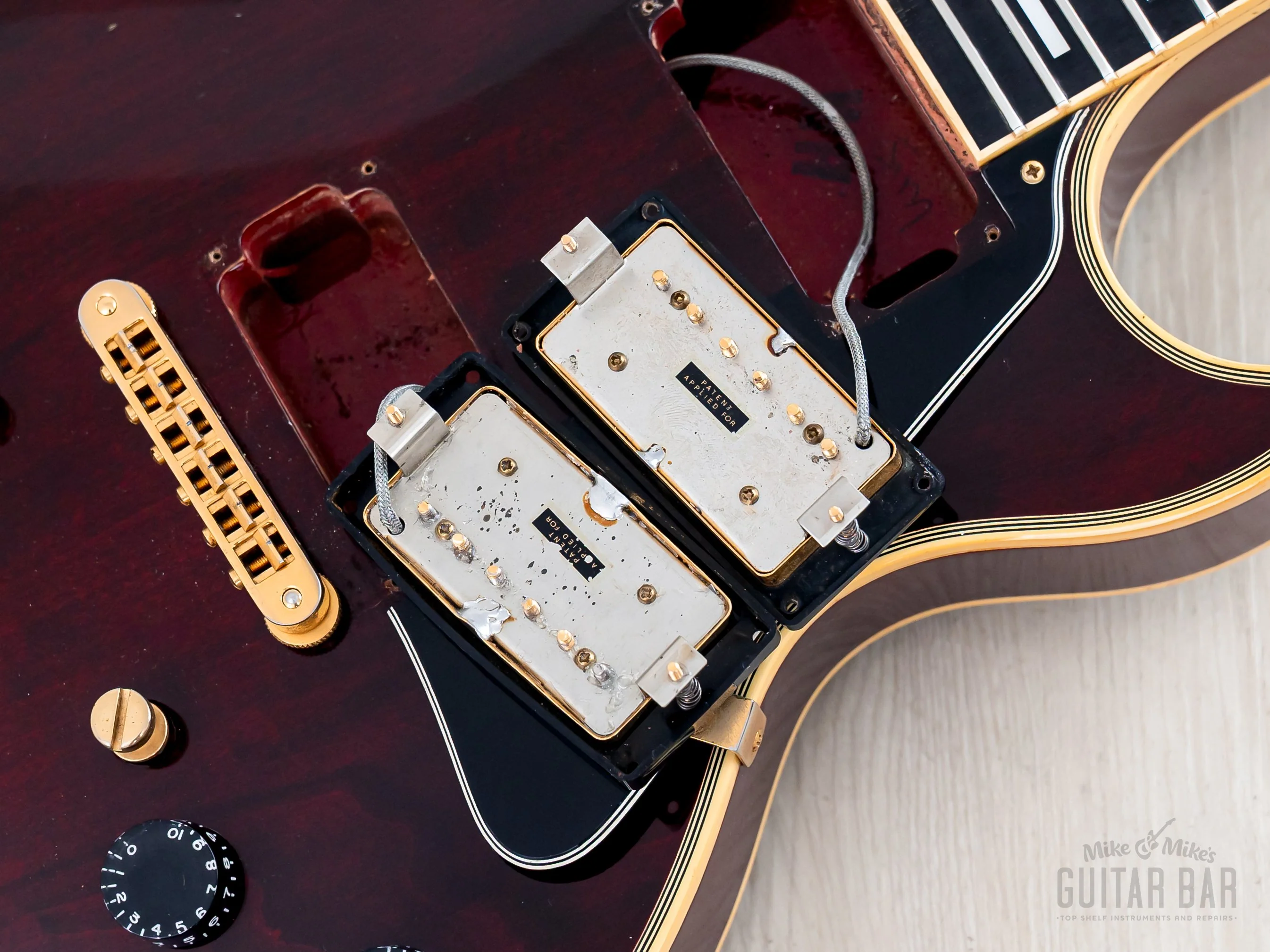 1991 Gibson Les Paul Custom Wine Red w/ 57 Classic PAFs, Case - Image 17