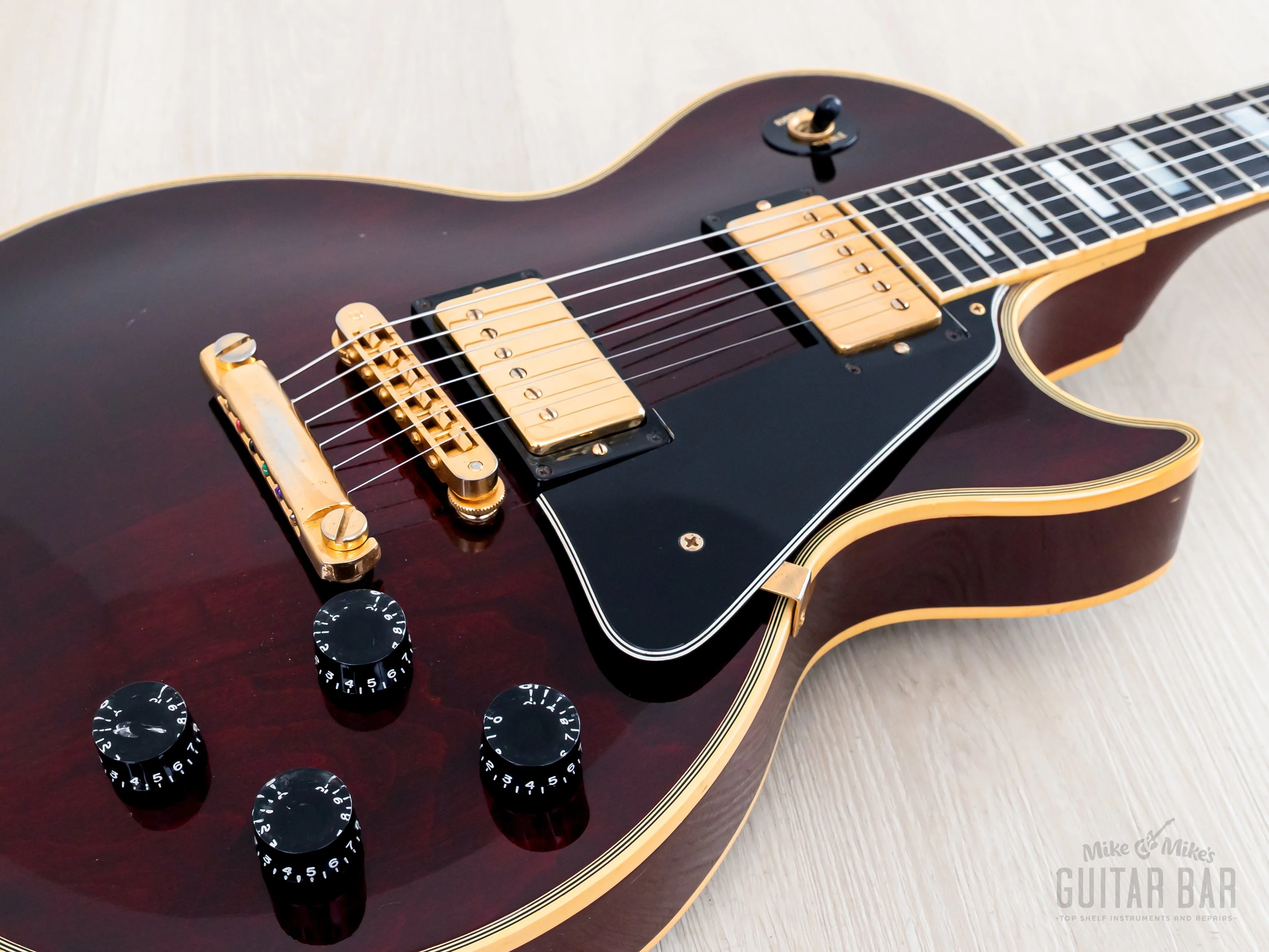 1991 Gibson Les Paul Custom Wine Red w/ 57 Classic PAFs, Case - Image 6