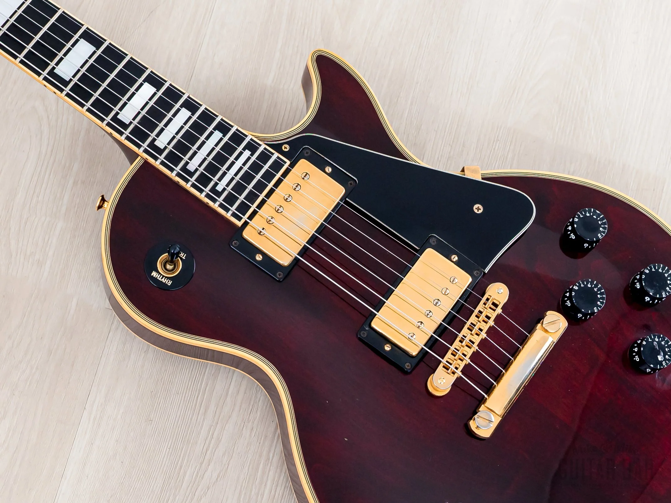 1991 Gibson Les Paul Custom Wine Red w/ 57 Classic PAFs, Case - Image 7