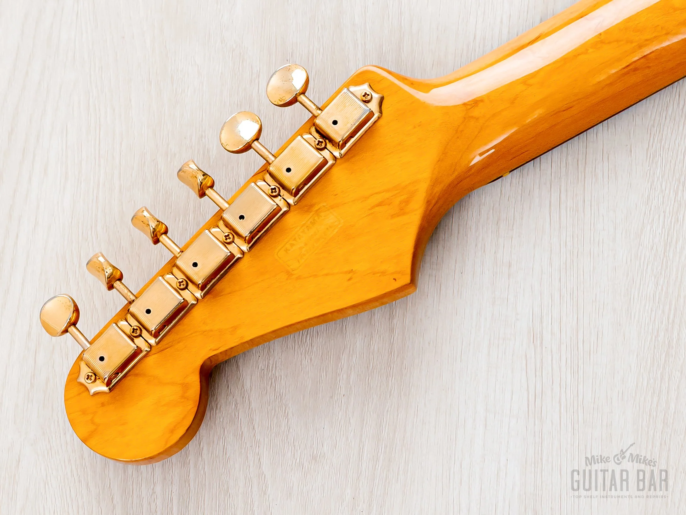 1992 Fender Custom Edition '57 Stratocaster ST57G-65 Charcoal Red w/ Gold Hardware, Japan MIJ Fujigen - Image 5