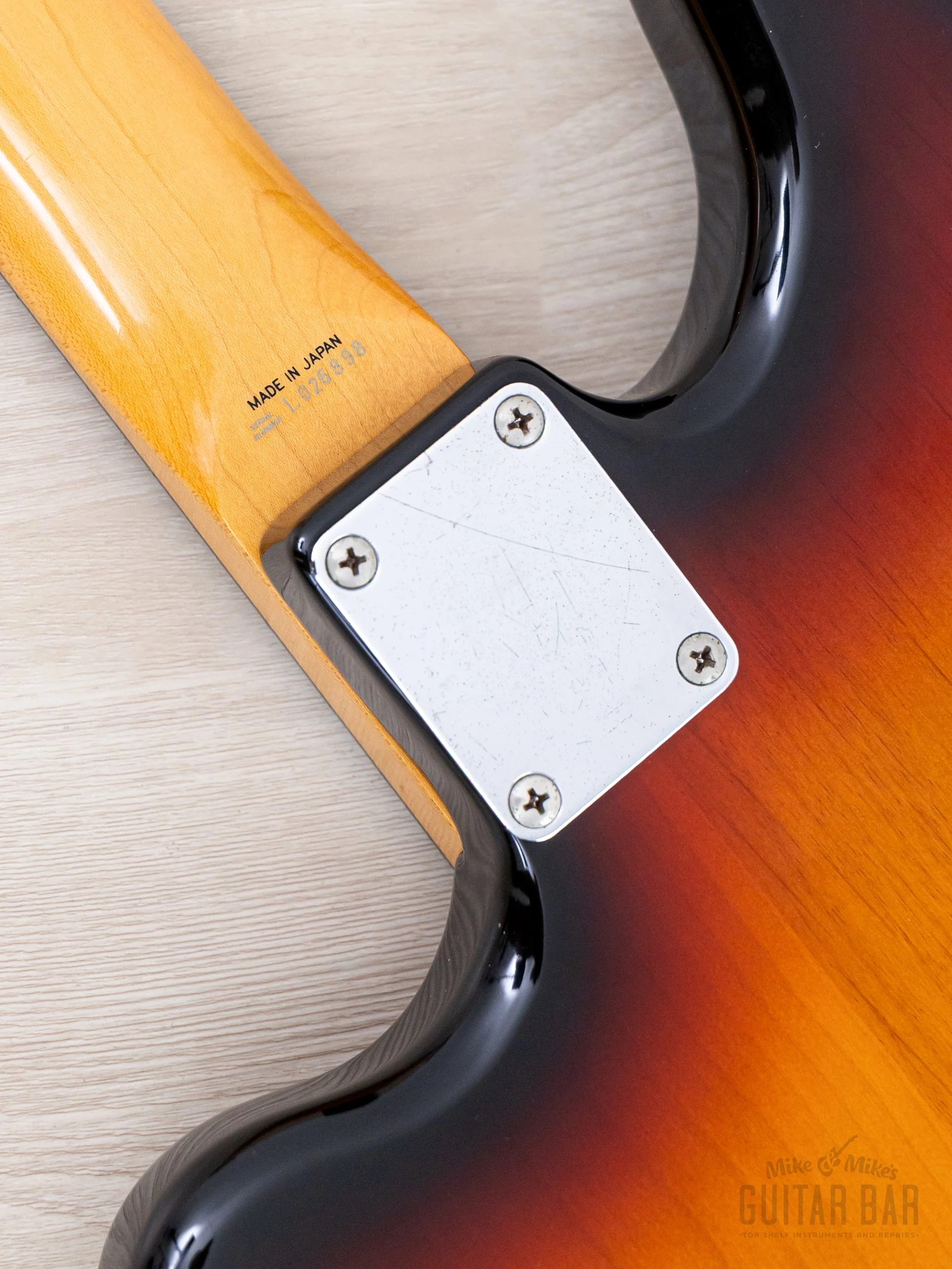 1992 Fender Custom Edition Bass VI Sunburst, 100% Original, Japan MIJ Fujigen - Image 16